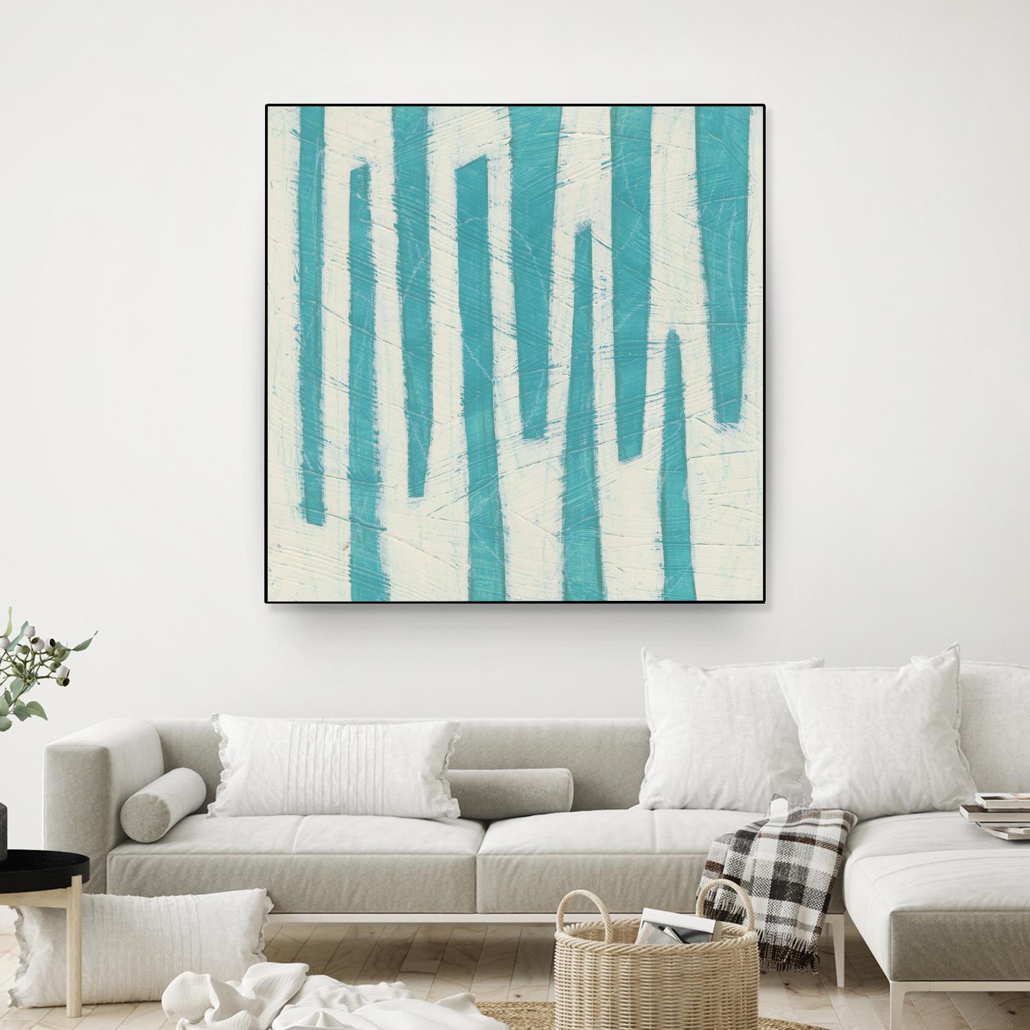 Spectrum Hieroglyph VII by June Erica Vess on GIANT ART - blue abstract