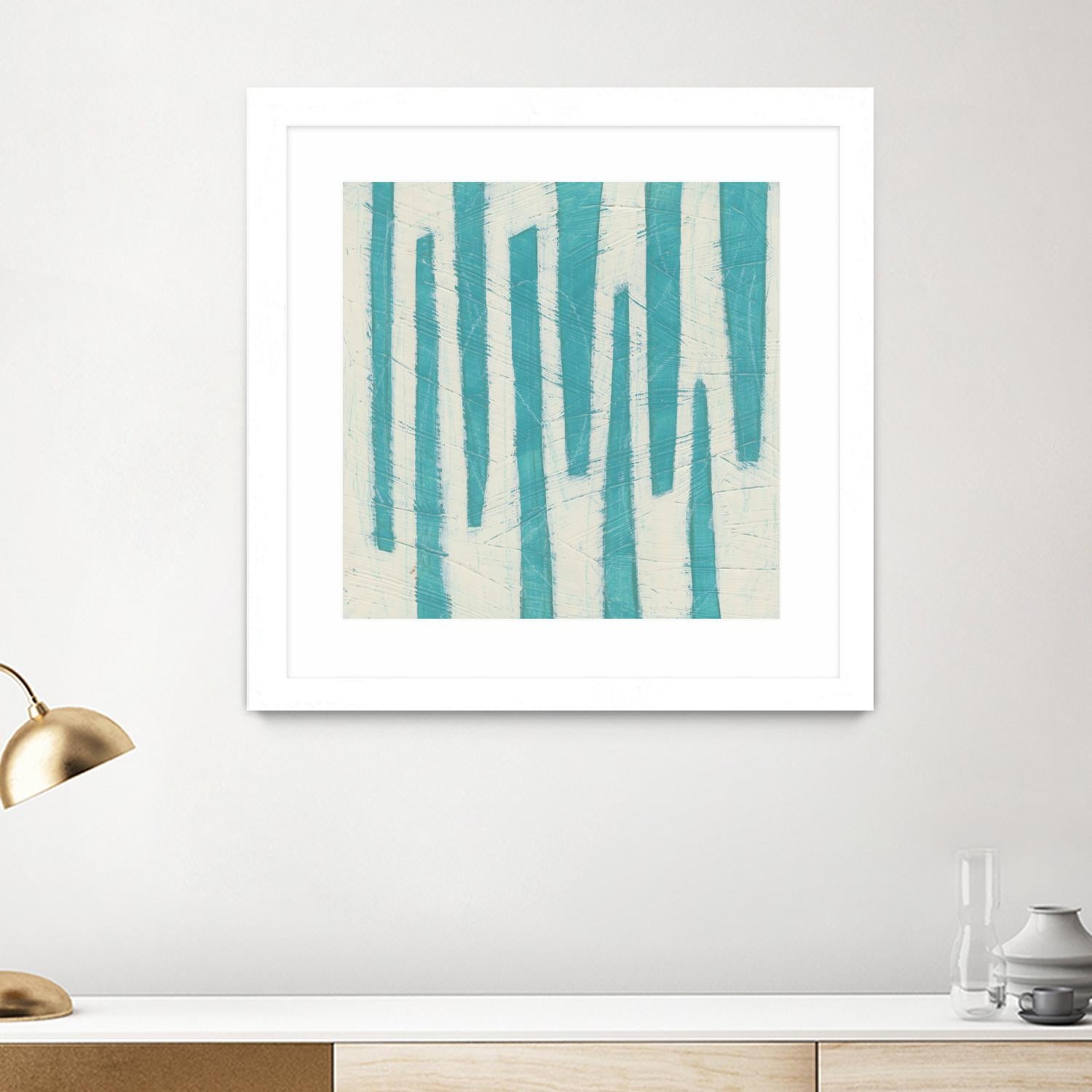 Spectrum Hieroglyph VII by June Erica Vess on GIANT ART - blue abstract