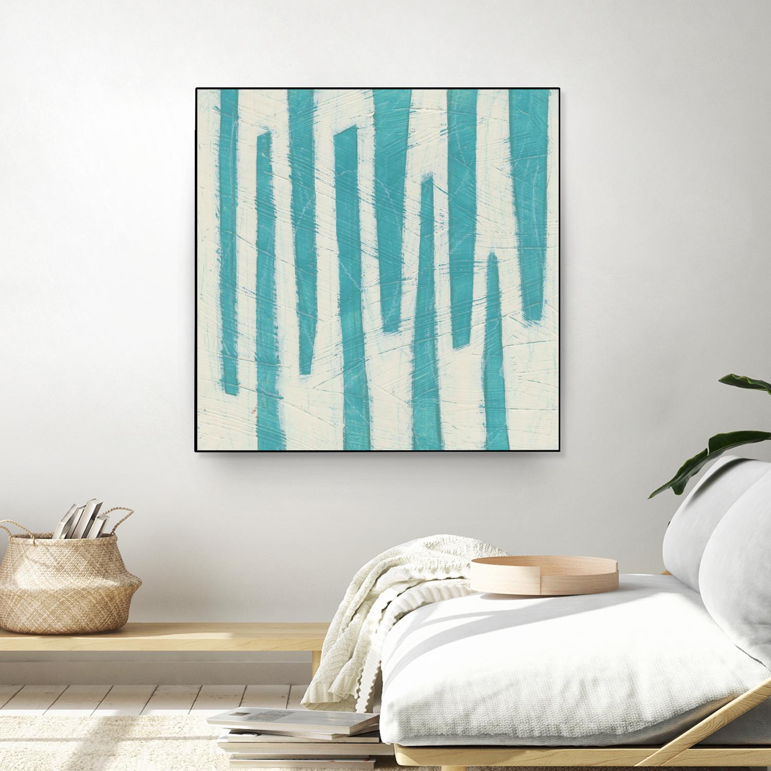 Spectrum Hieroglyph VII by June Erica Vess on GIANT ART - blue abstract