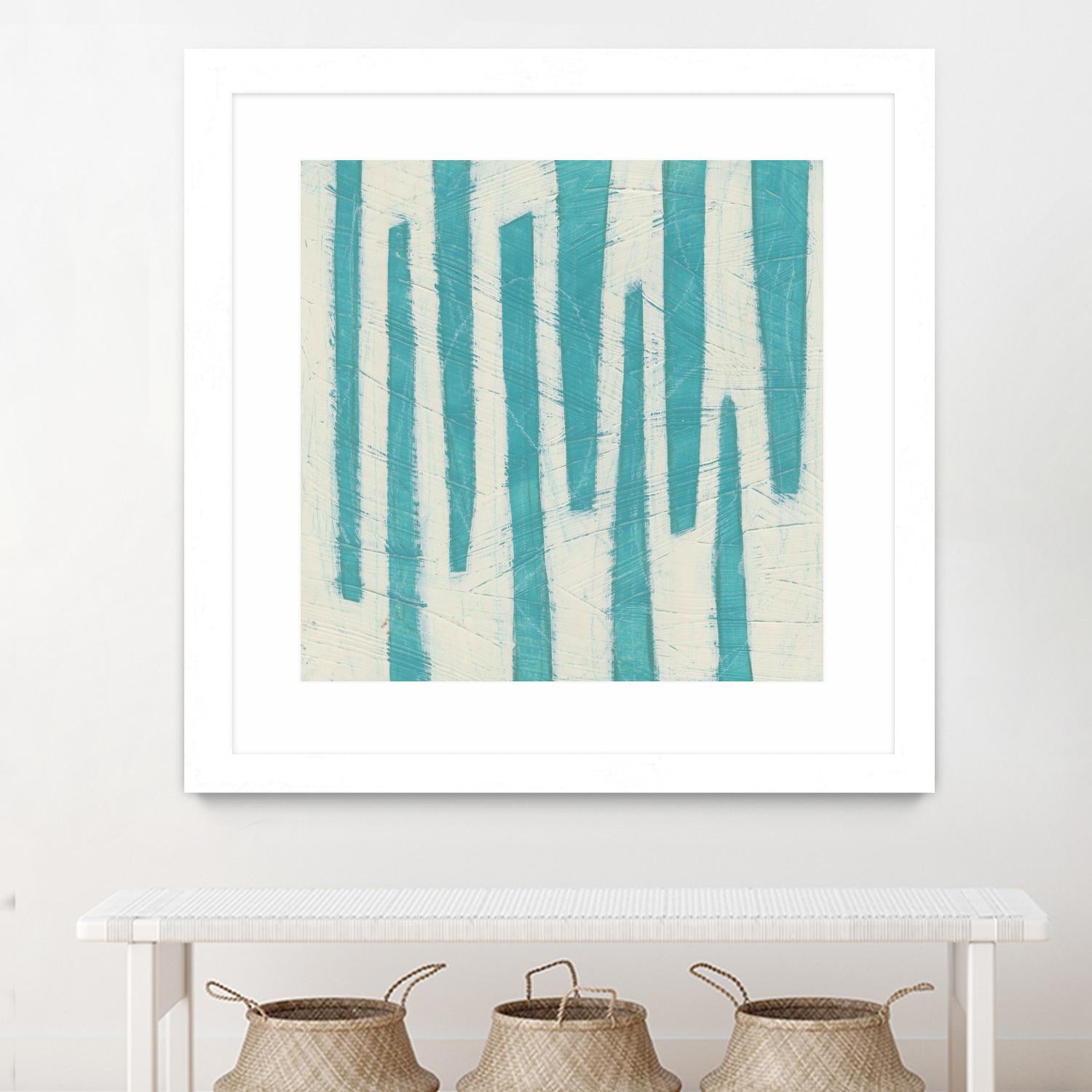 Spectrum Hieroglyph VII by June Erica Vess on GIANT ART - blue abstract