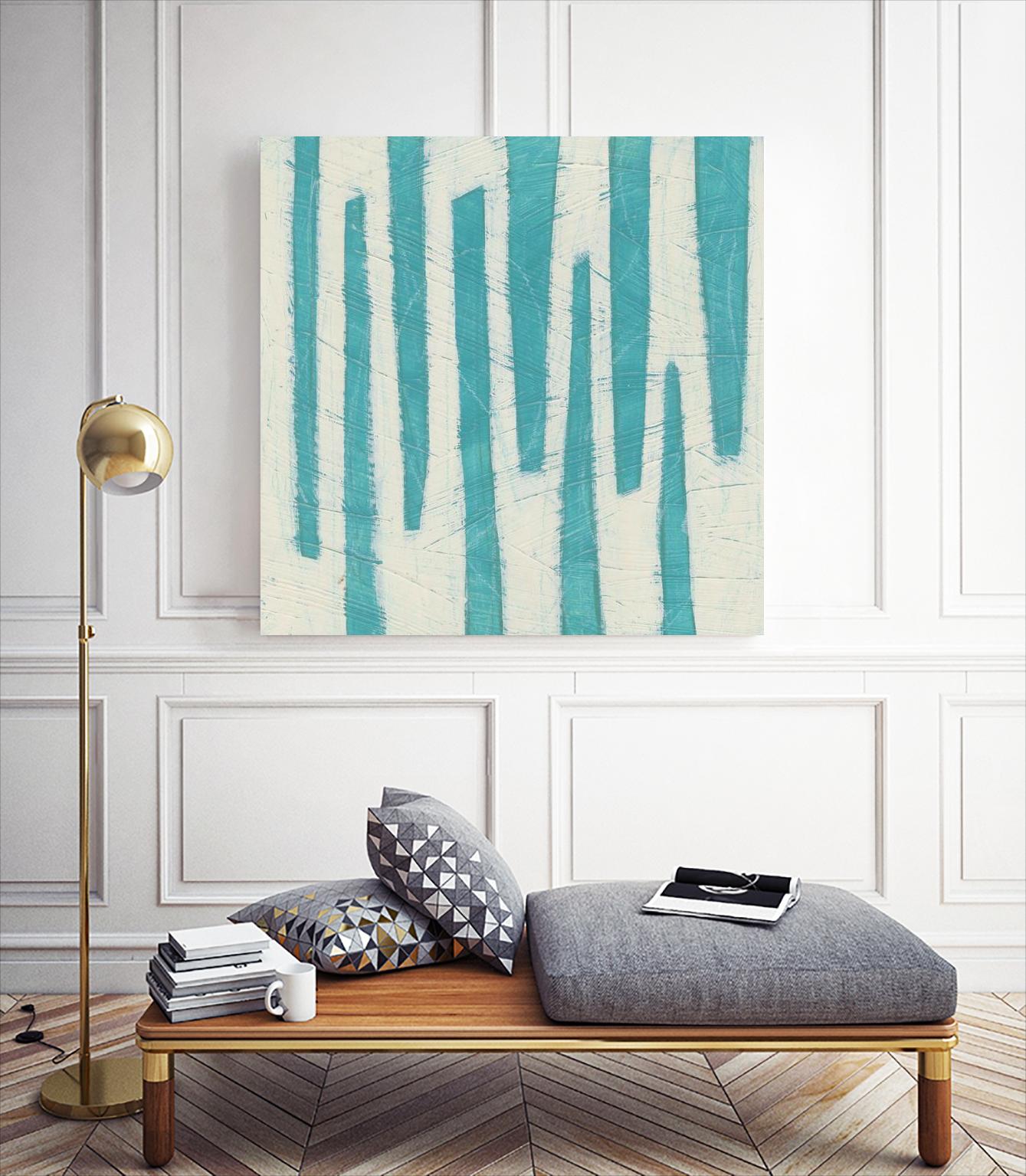 Spectrum Hieroglyph VII by June Erica Vess on GIANT ART - blue abstract