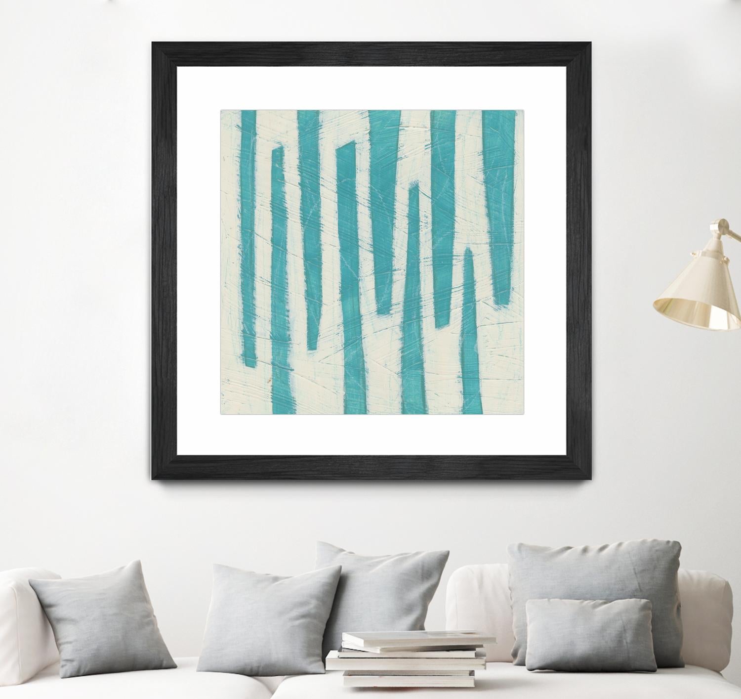 Spectrum Hieroglyph VII by June Erica Vess on GIANT ART - blue abstract