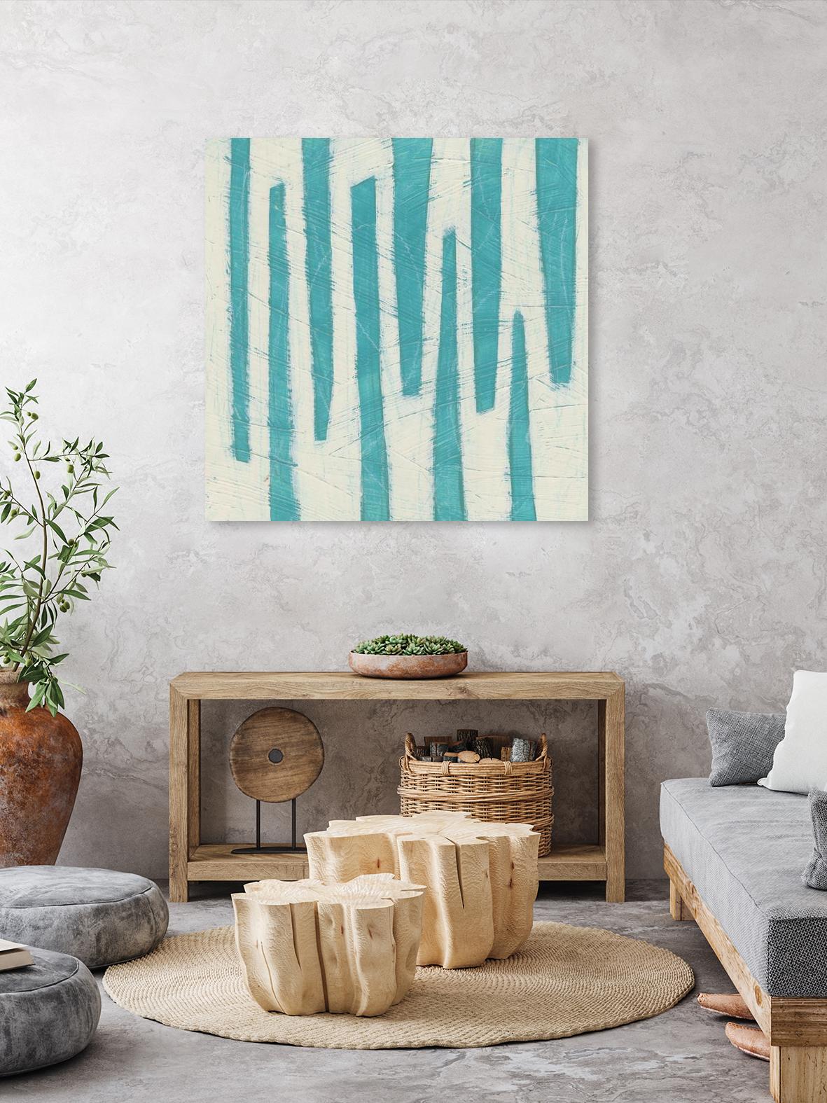 Spectrum Hieroglyph VII by June Erica Vess on GIANT ART - blue abstract