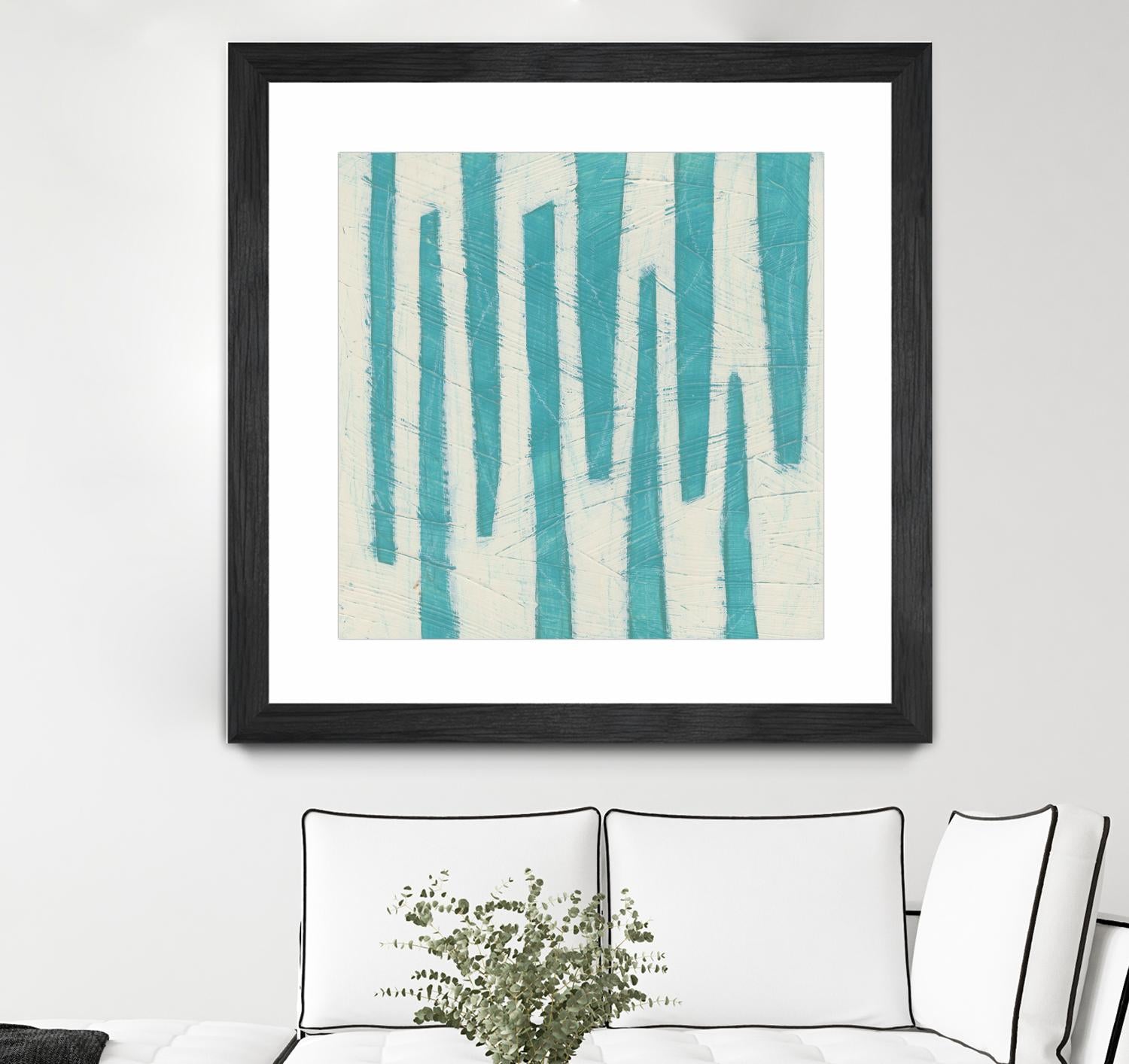 Spectrum Hieroglyph VII by June Erica Vess on GIANT ART - blue abstract