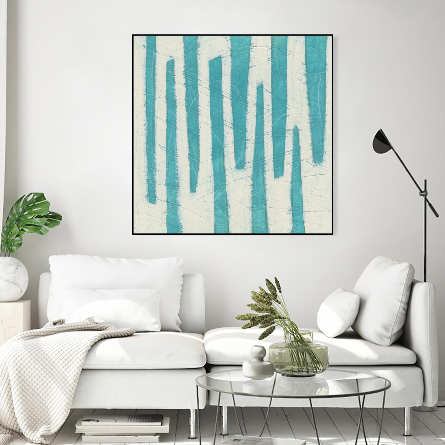 Spectrum Hieroglyph VII by June Erica Vess on GIANT ART - blue abstract