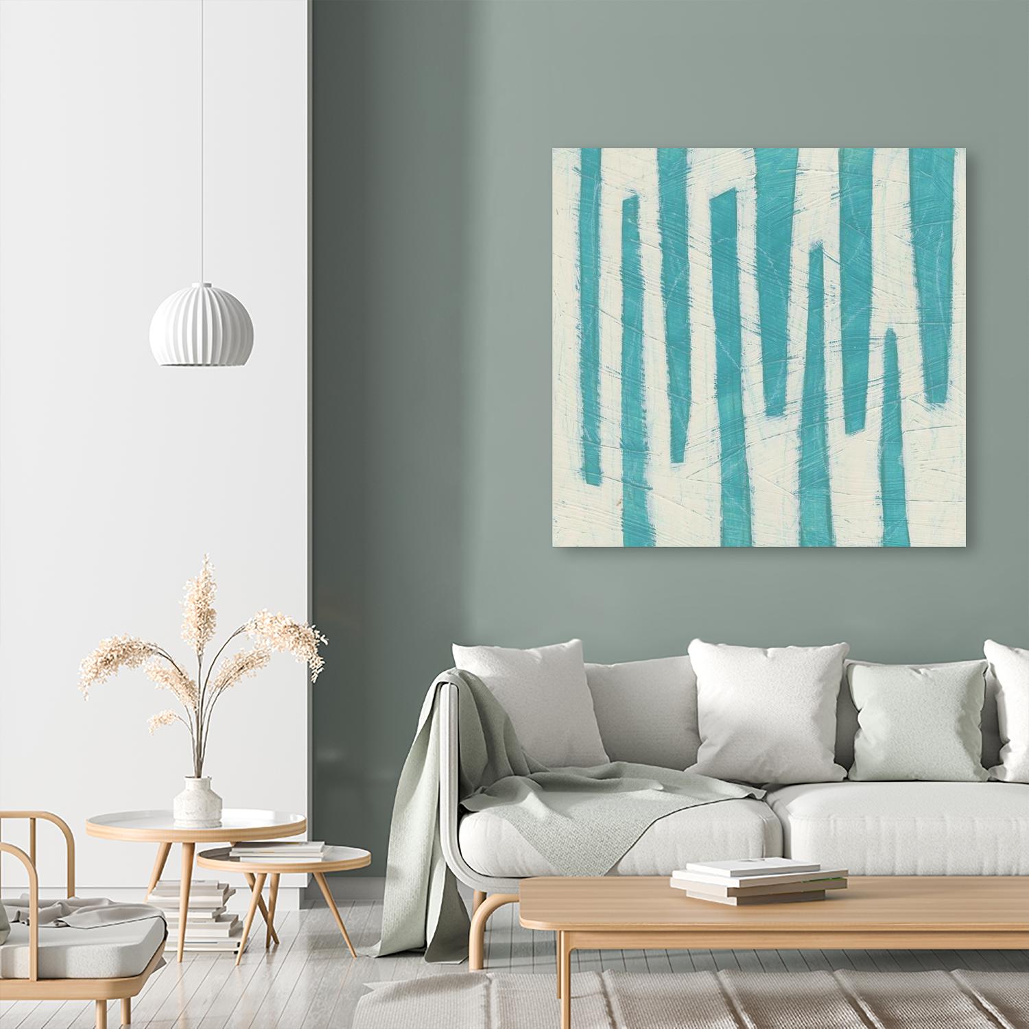 Spectrum Hieroglyph VII by June Erica Vess on GIANT ART - blue abstract