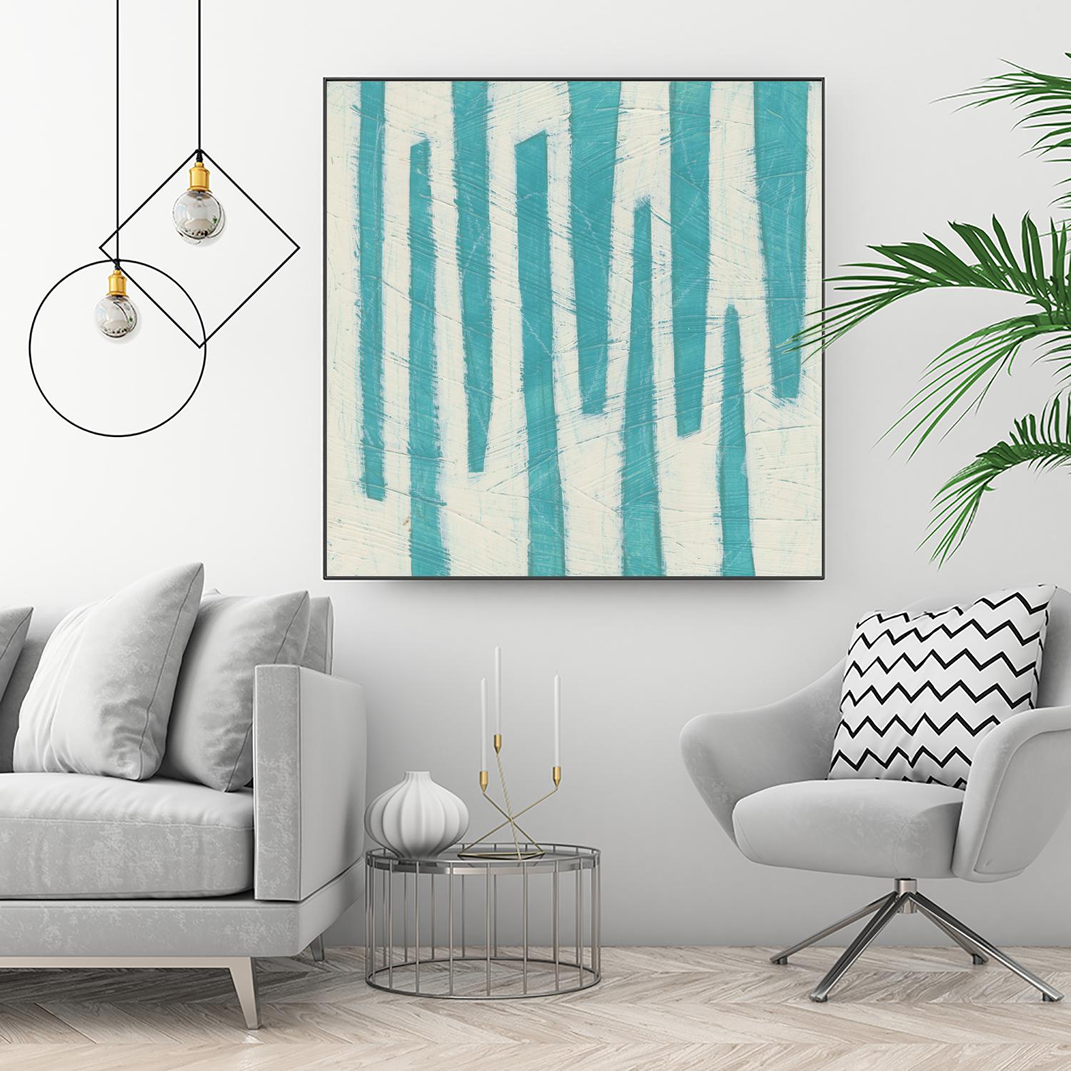 Spectrum Hieroglyph VII by June Erica Vess on GIANT ART - blue abstract