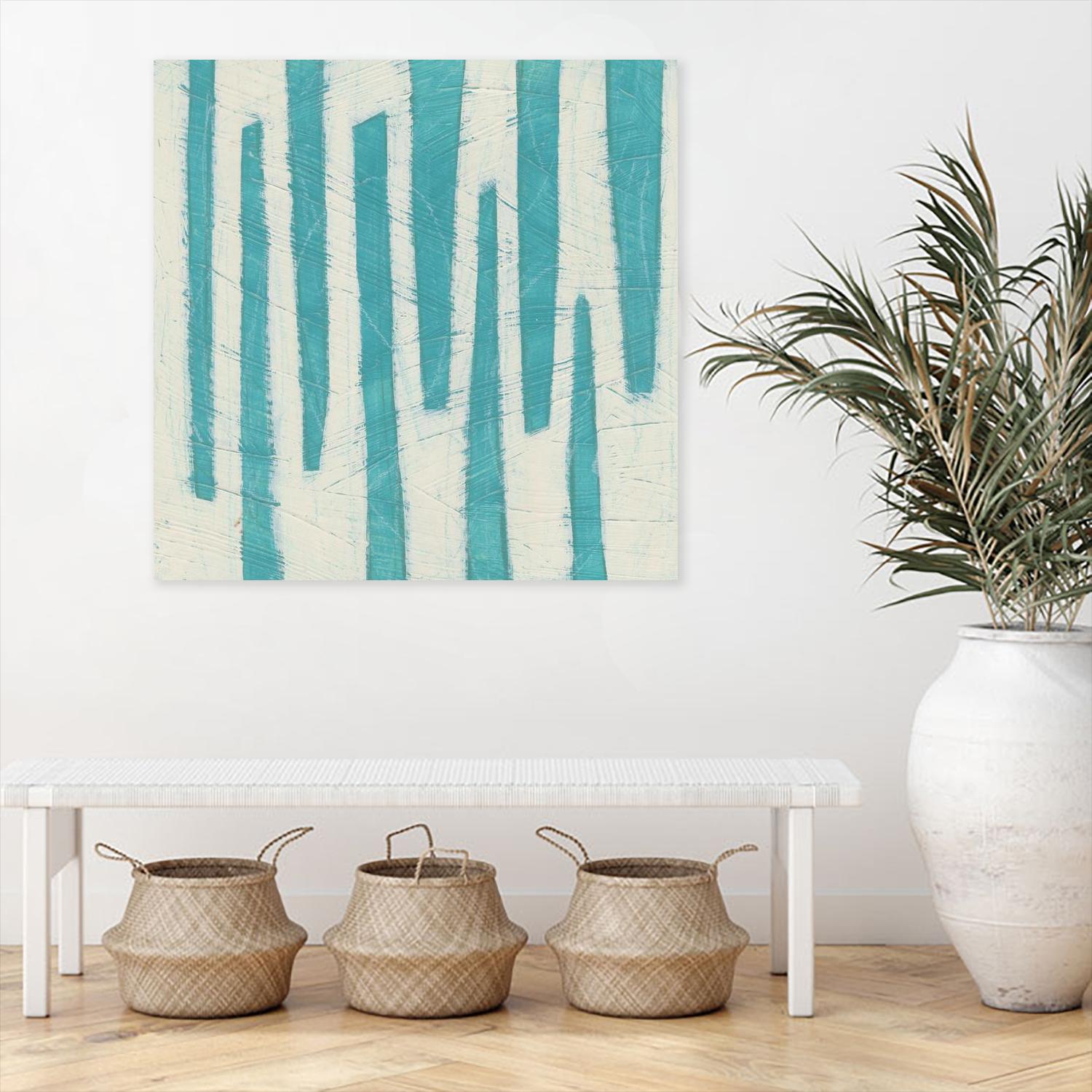 Spectrum Hieroglyph VII by June Erica Vess on GIANT ART - blue abstract