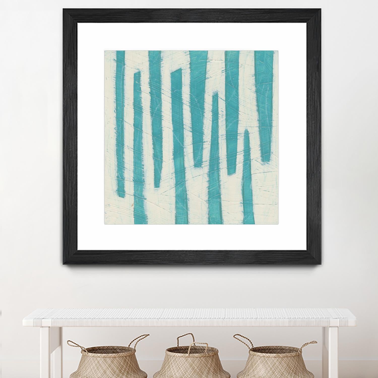 Spectrum Hieroglyph VII by June Erica Vess on GIANT ART - blue abstract