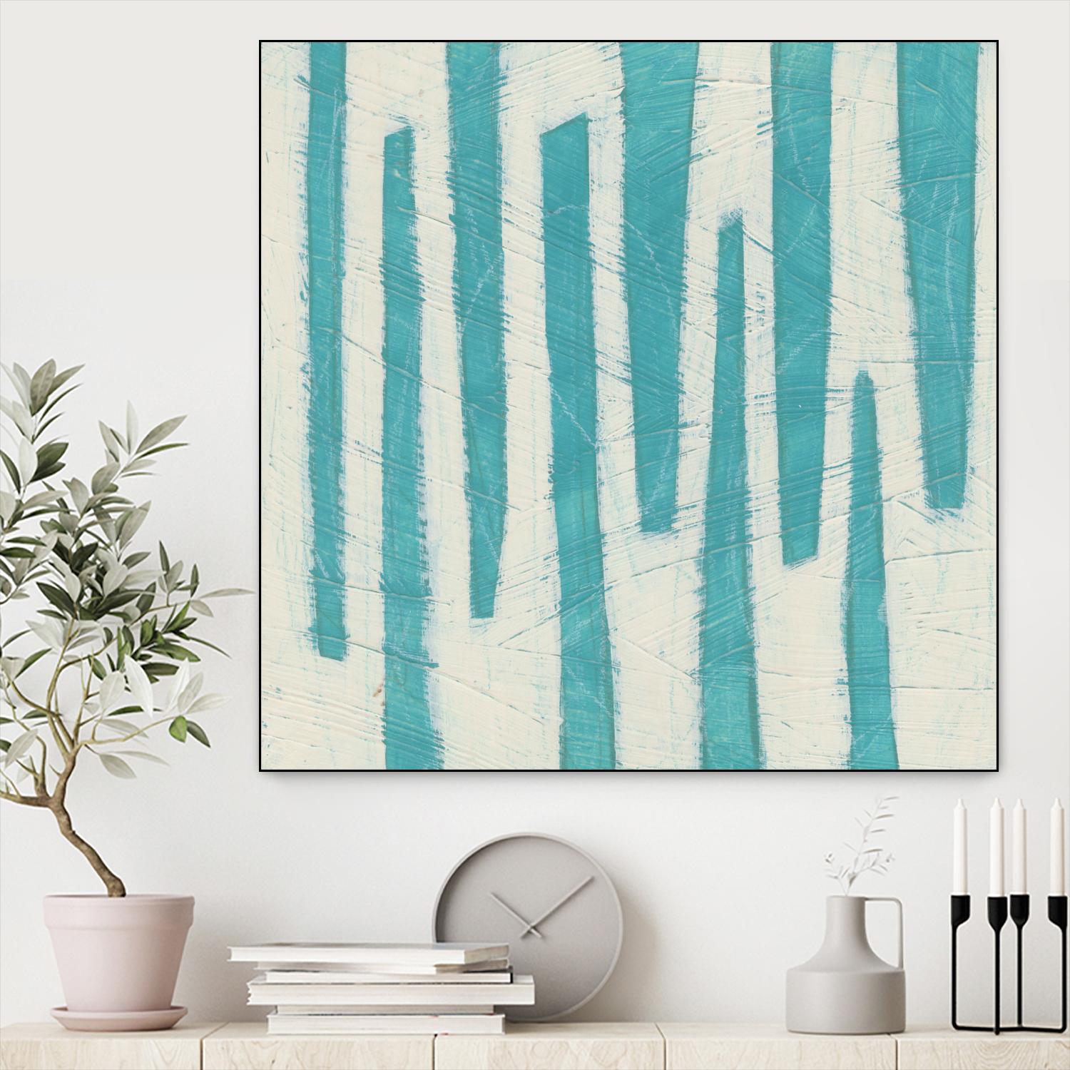 Spectrum Hieroglyph VII by June Erica Vess on GIANT ART - blue abstract