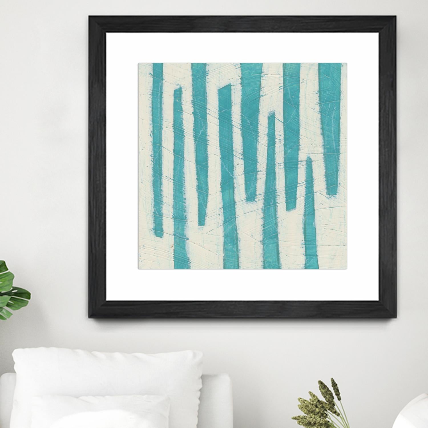 Spectrum Hieroglyph VII by June Erica Vess on GIANT ART - blue abstract