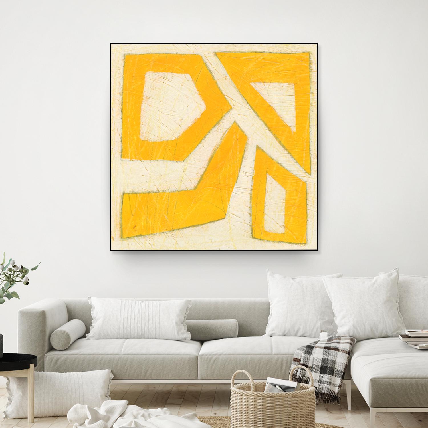 Spectrum Hieroglyph VIII by June Erica Vess on GIANT ART - yellow abstract