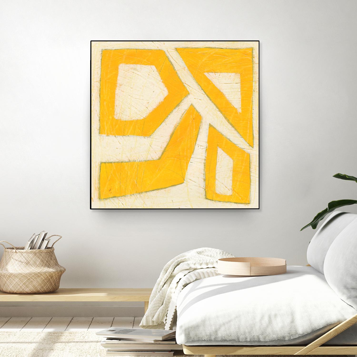 Spectrum Hieroglyph VIII by June Erica Vess on GIANT ART - yellow abstract
