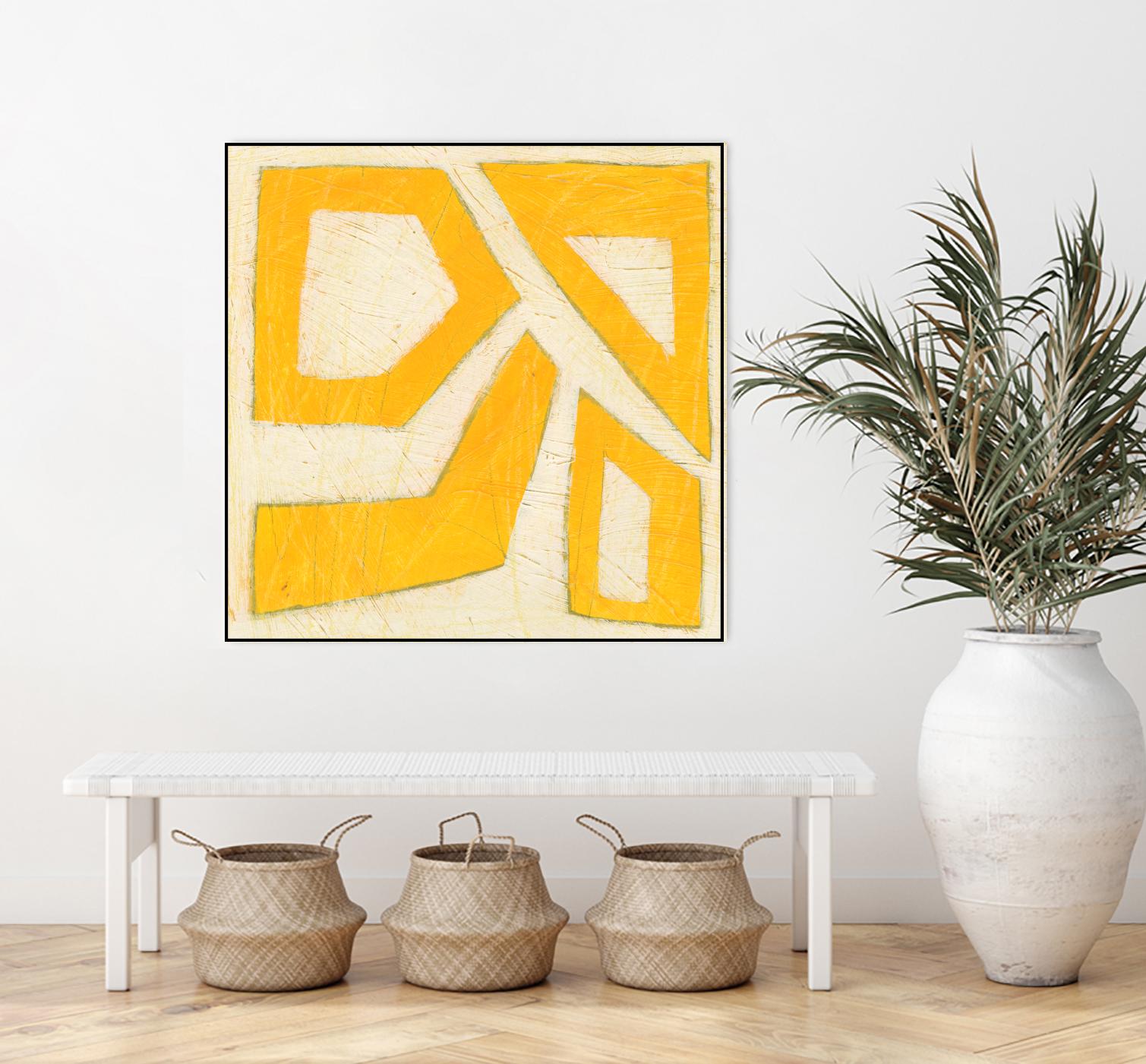 Spectrum Hieroglyph VIII by June Erica Vess on GIANT ART - yellow abstract