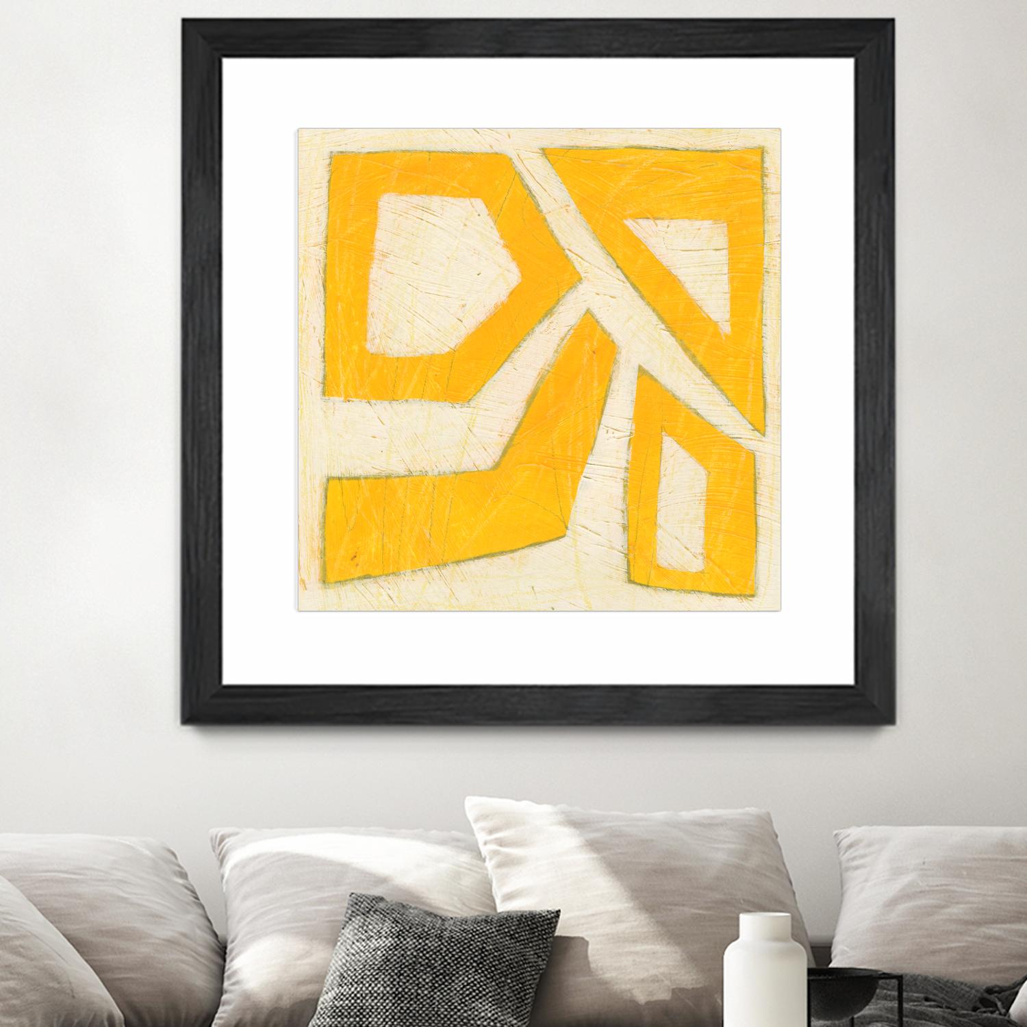 Spectrum Hieroglyph VIII by June Erica Vess on GIANT ART - yellow abstract