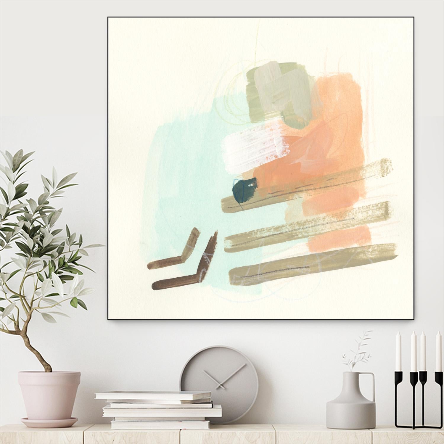 Key Note Shuffle I by June Erica Vess on GIANT ART - abstract