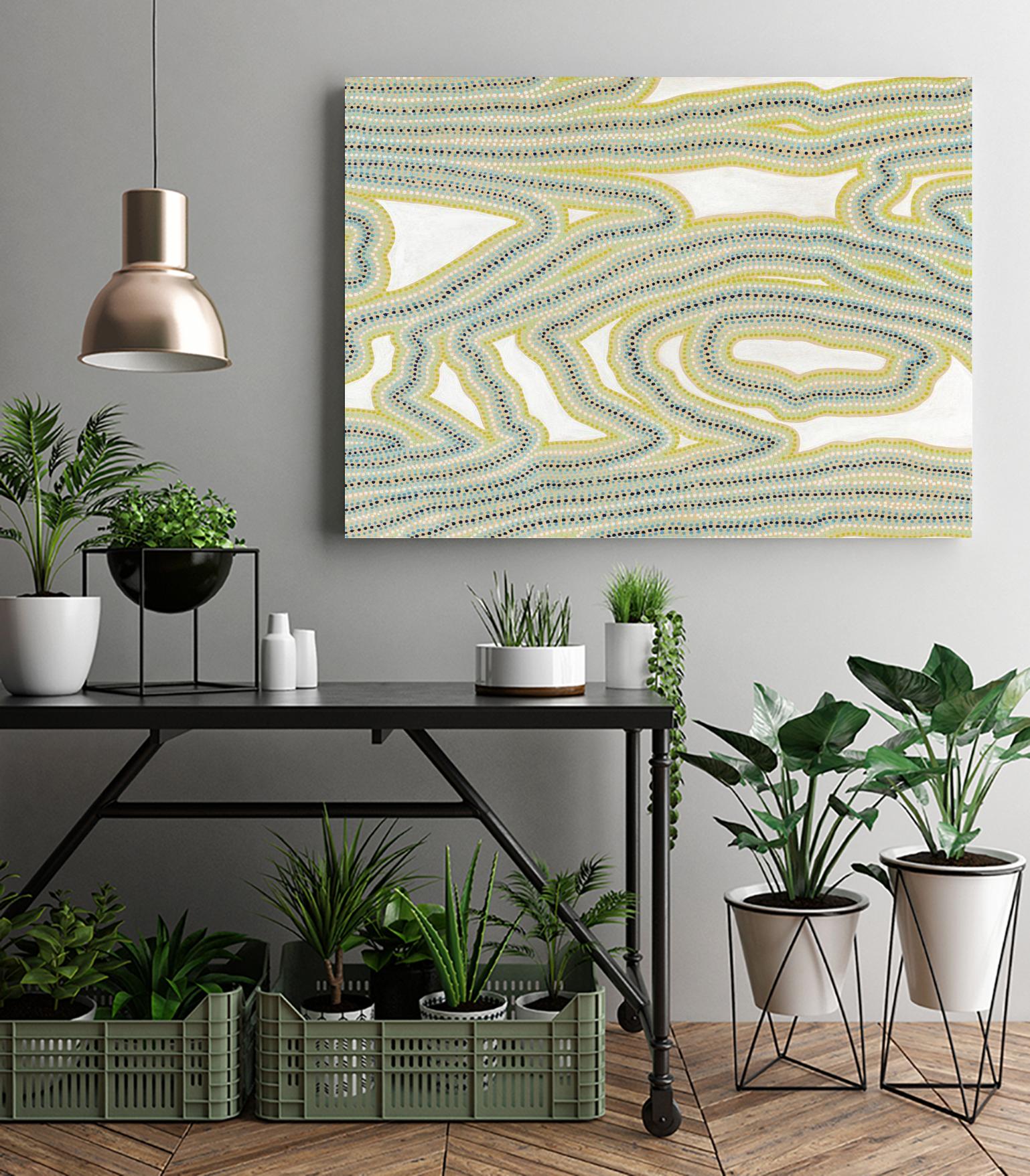 River Trail by Nikki Galapon on GIANT ART - yellow abstract