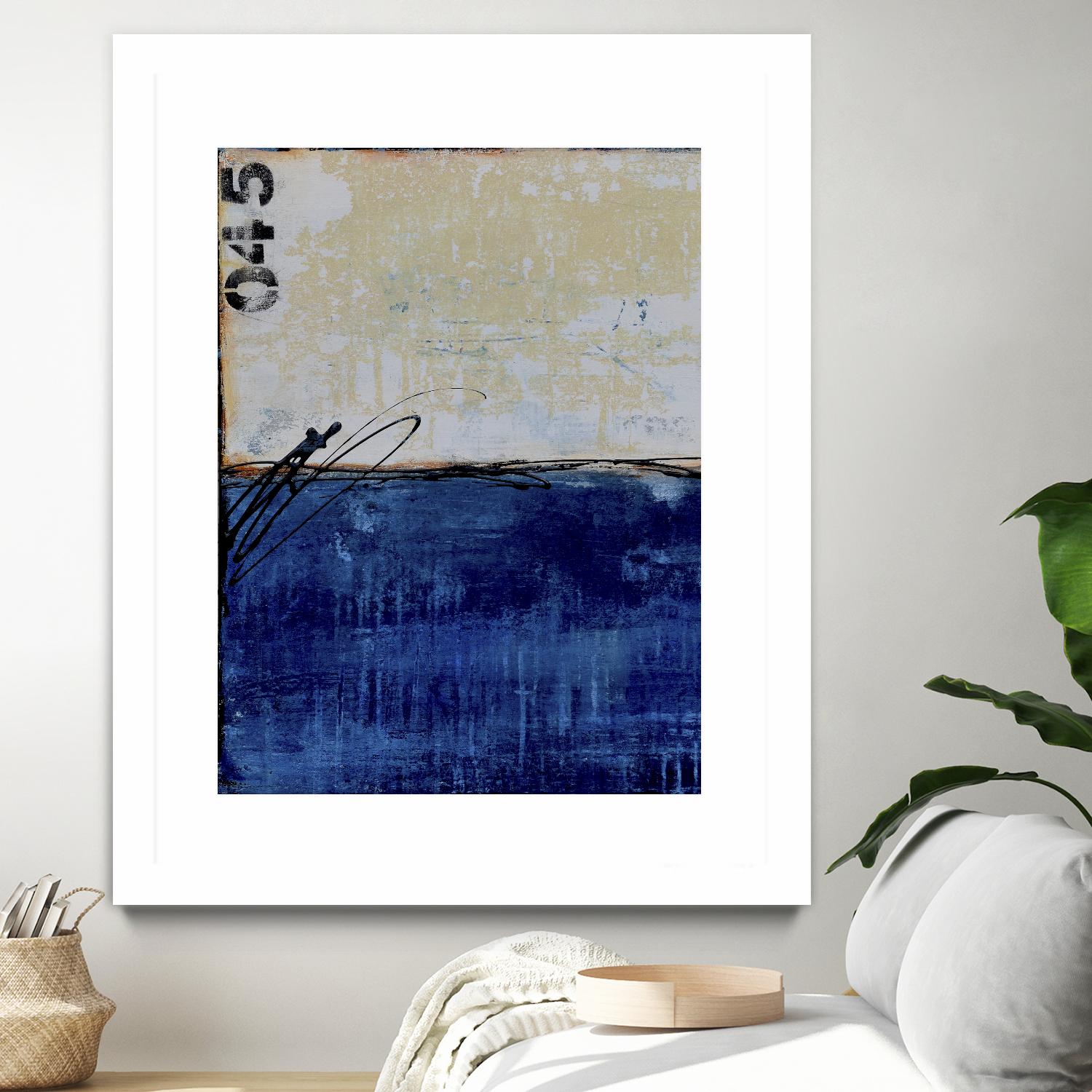 Beach 45 I by Erin Ashley on GIANT ART - blue abstract