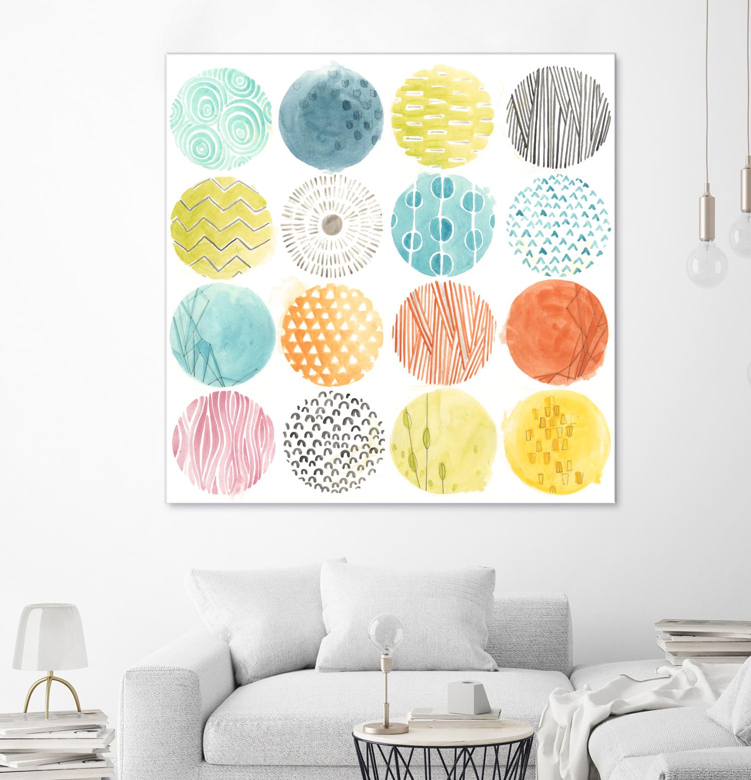 Pattern Pop I by June Erica Vess on GIANT ART - abstract