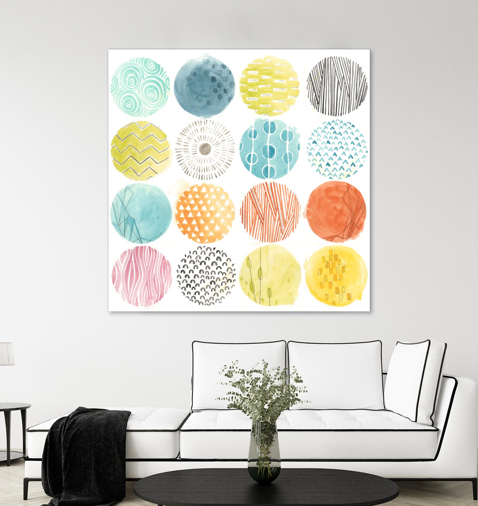 Pattern Pop I by June Erica Vess on GIANT ART - abstract
