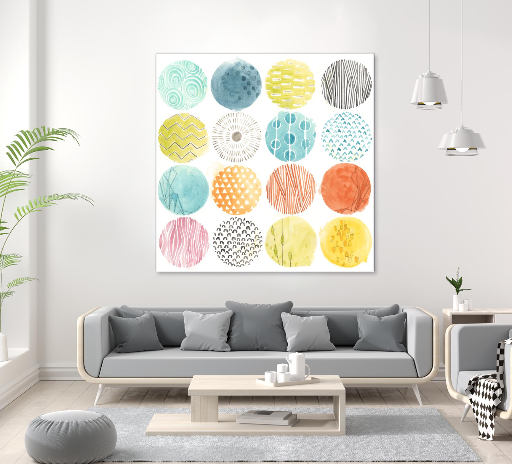 Pattern Pop I by June Erica Vess on GIANT ART - abstract