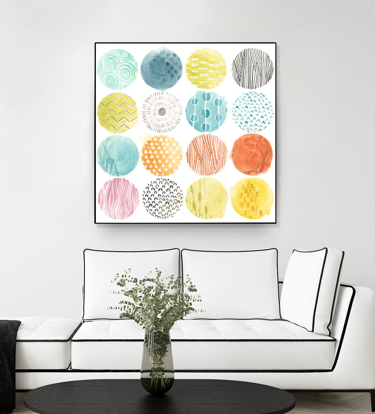 Pattern Pop I by June Erica Vess on GIANT ART - abstract