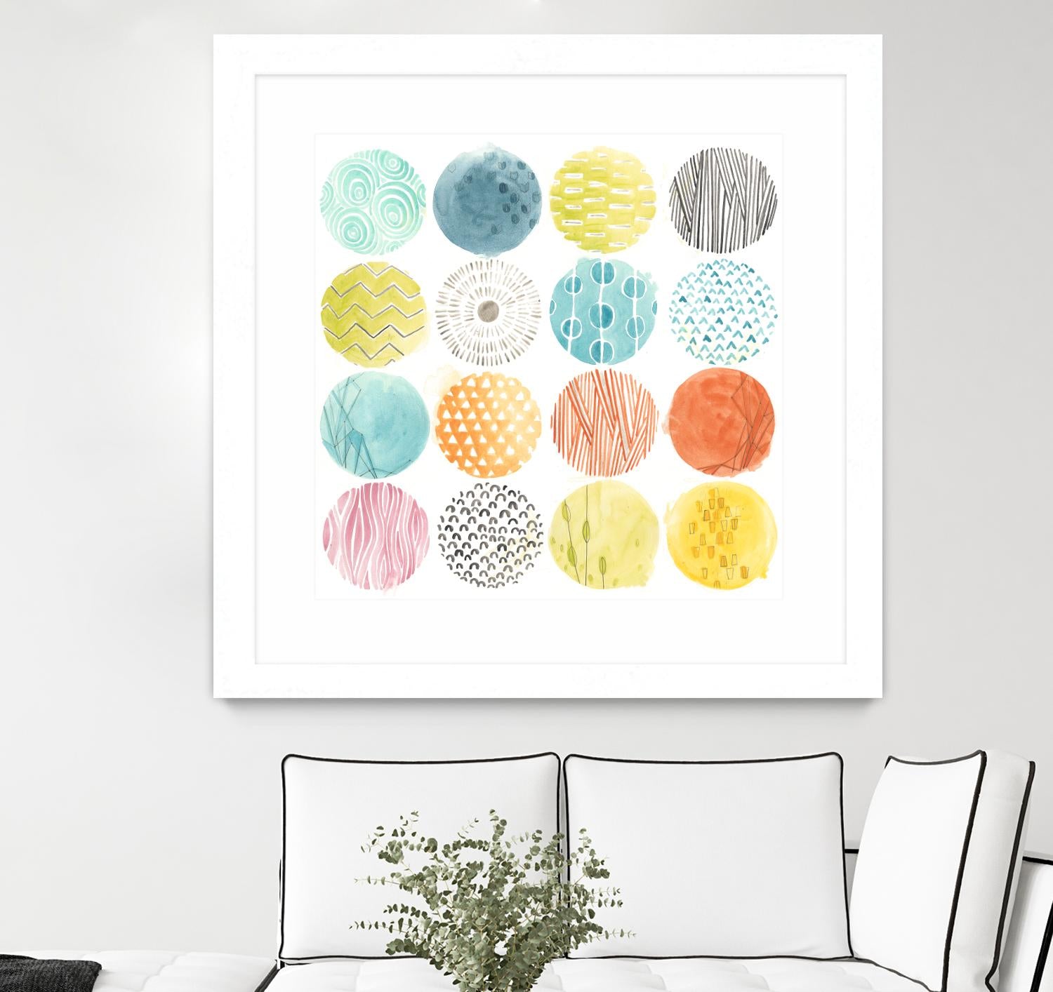 Pattern Pop I by June Erica Vess on GIANT ART - abstract