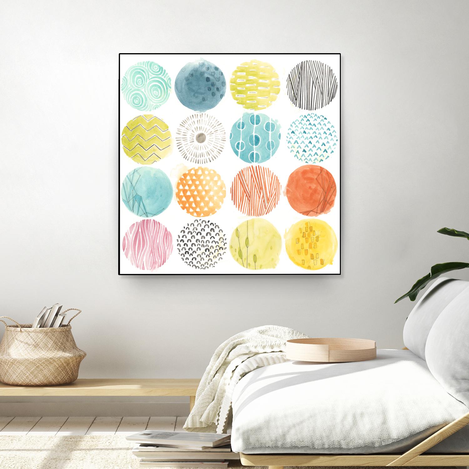 Pattern Pop I by June Erica Vess on GIANT ART - abstract