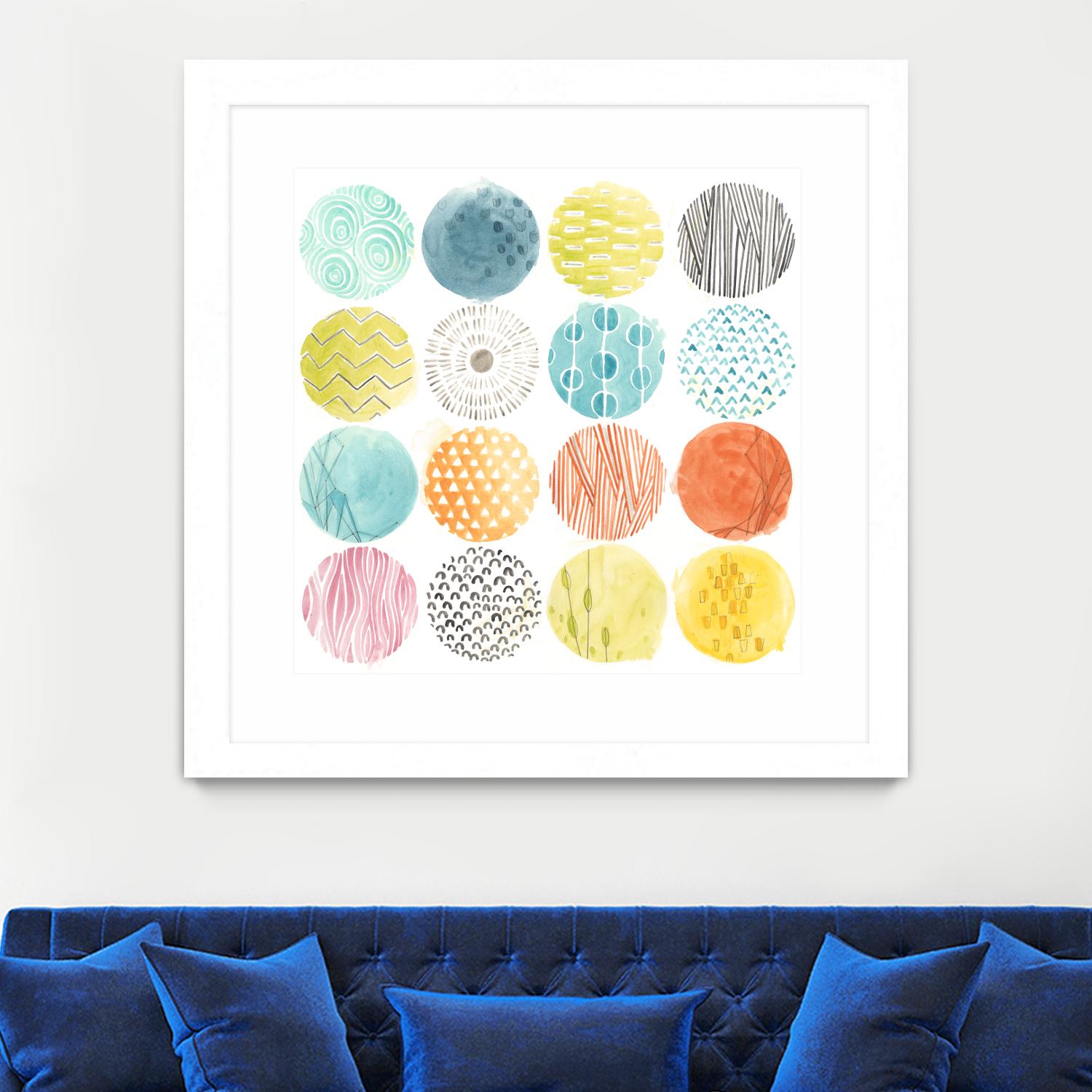 Pattern Pop I by June Erica Vess on GIANT ART - abstract