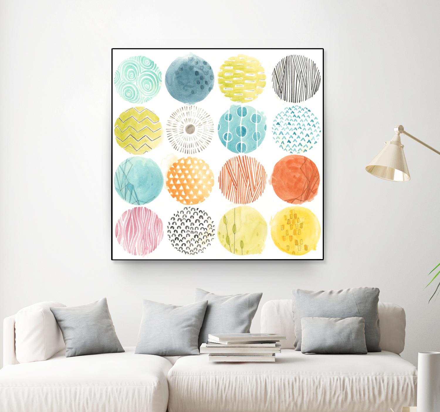 Pattern Pop I by June Erica Vess on GIANT ART - abstract