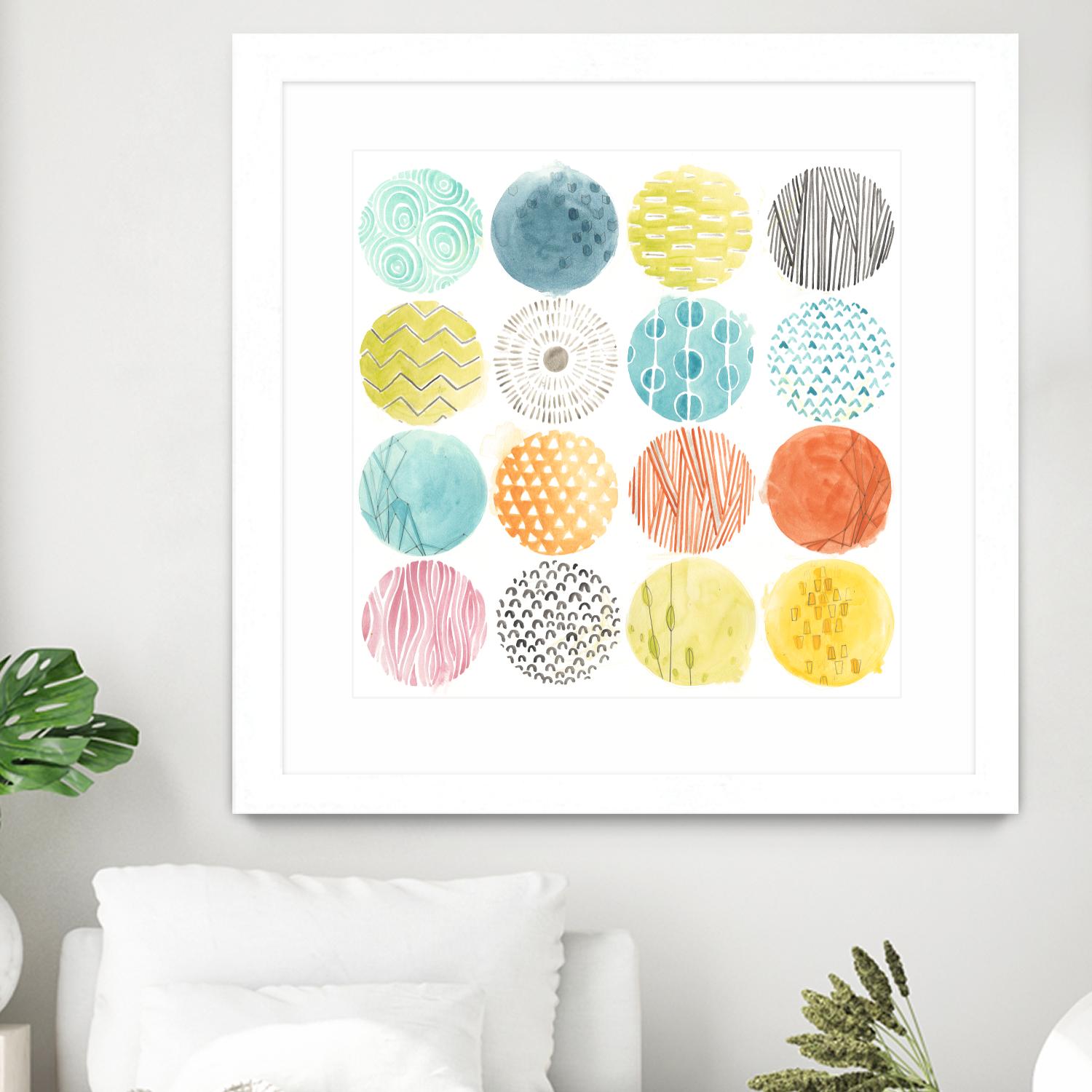 Pattern Pop I by June Erica Vess on GIANT ART - abstract