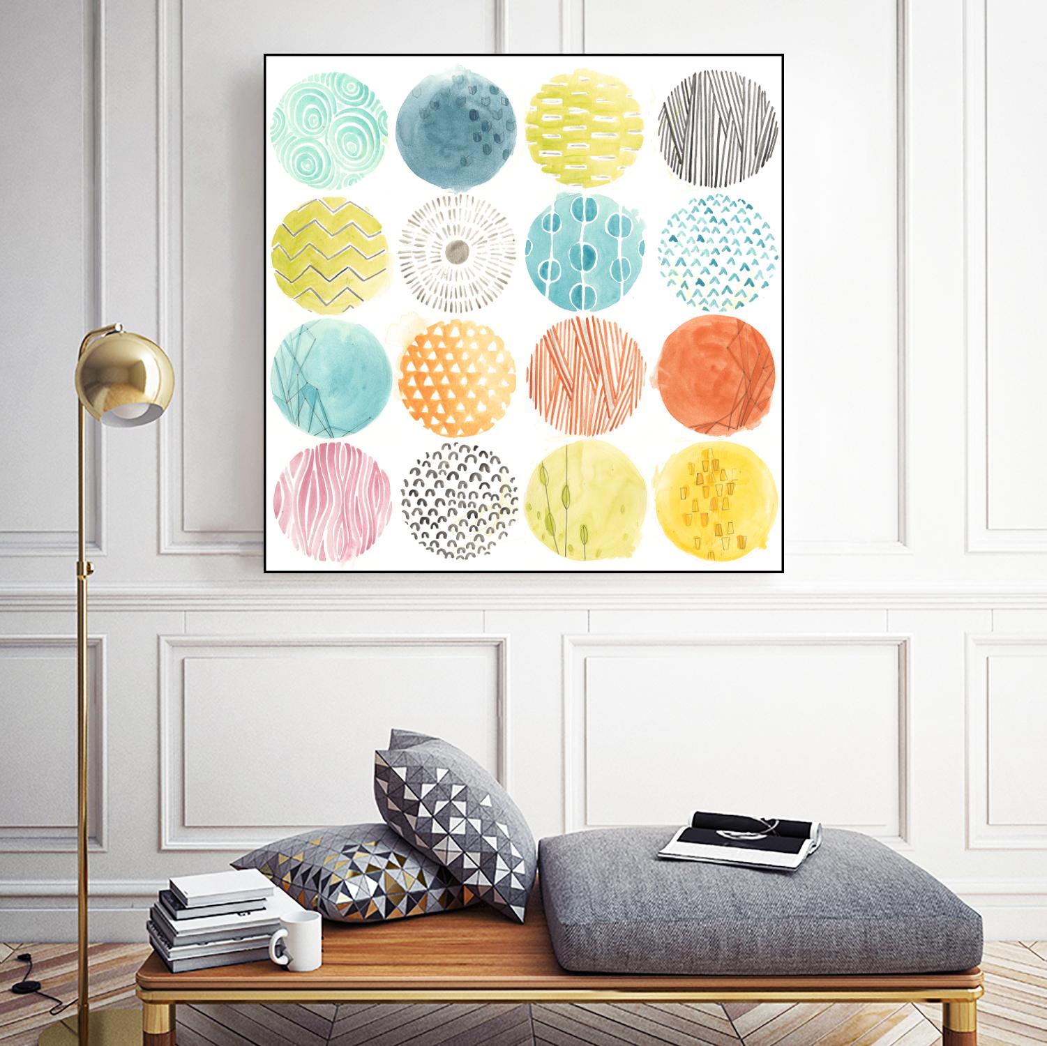 Pattern Pop I by June Erica Vess on GIANT ART - abstract