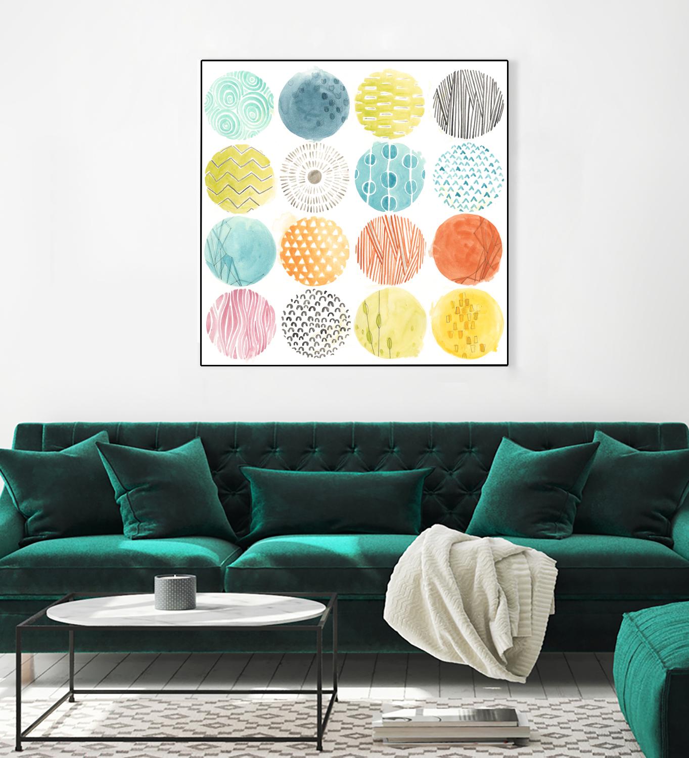 Pattern Pop I by June Erica Vess on GIANT ART - abstract