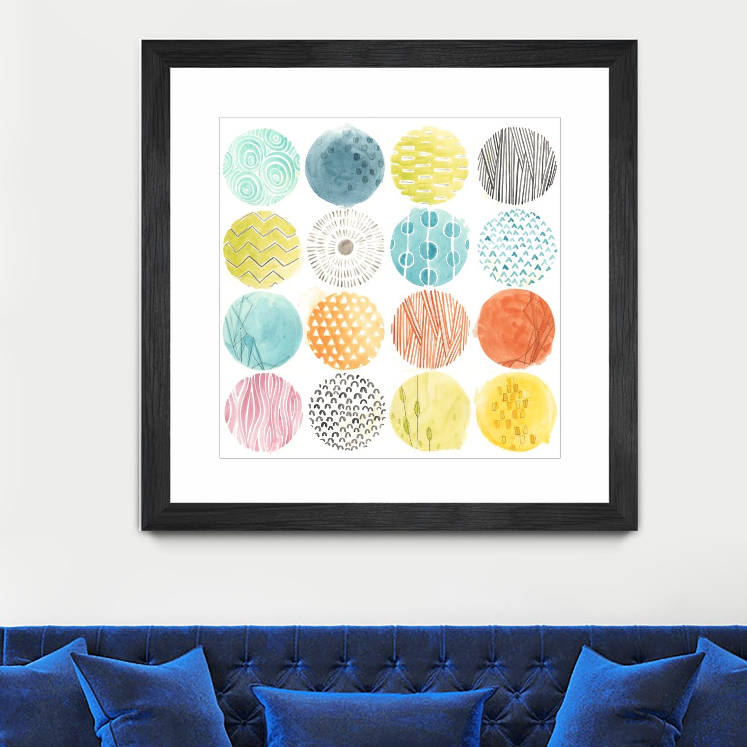 Pattern Pop I by June Erica Vess on GIANT ART - abstract