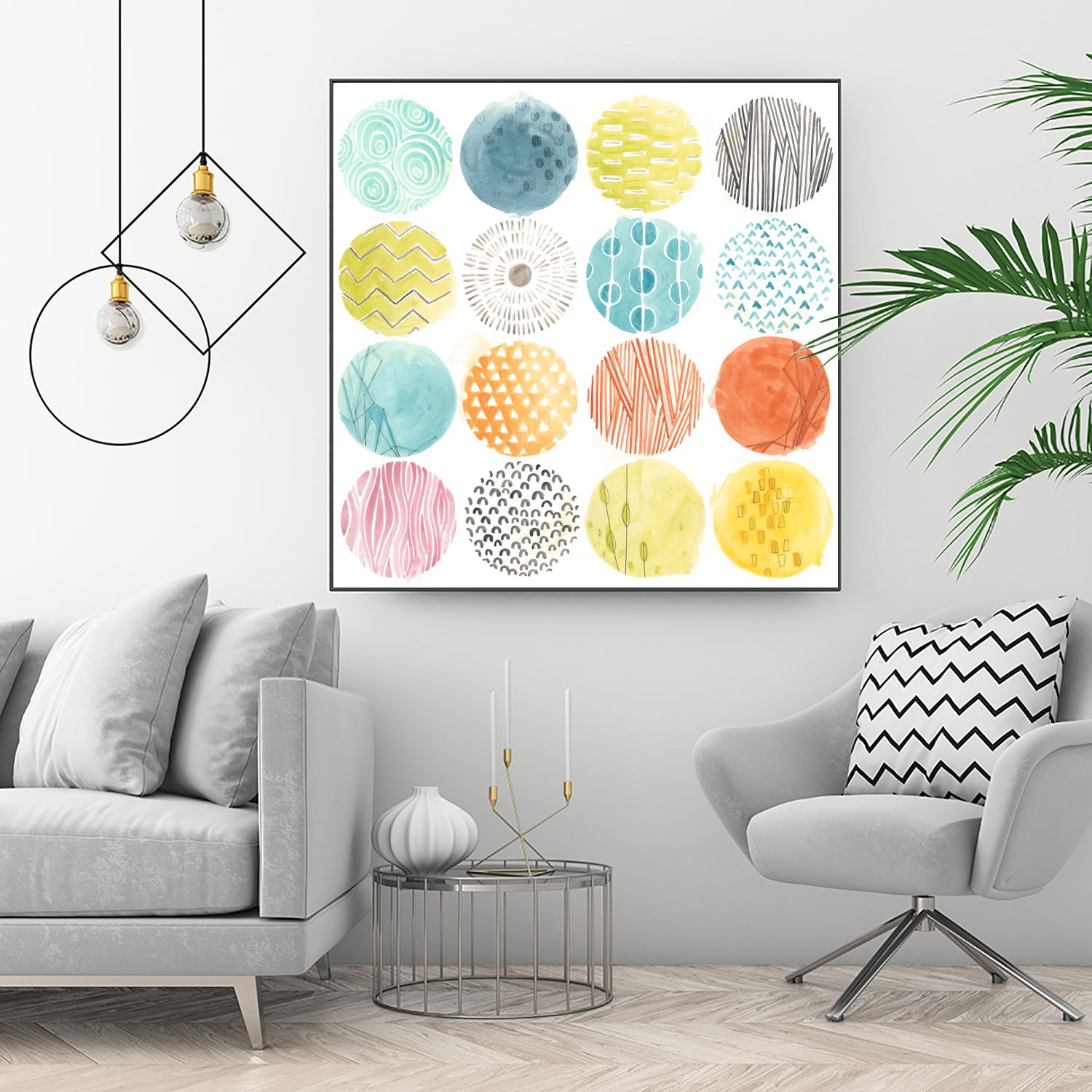 Pattern Pop I by June Erica Vess on GIANT ART - abstract