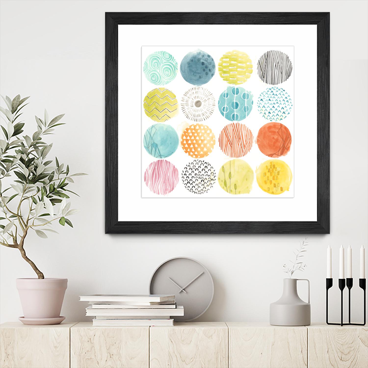 Pattern Pop I by June Erica Vess on GIANT ART - abstract