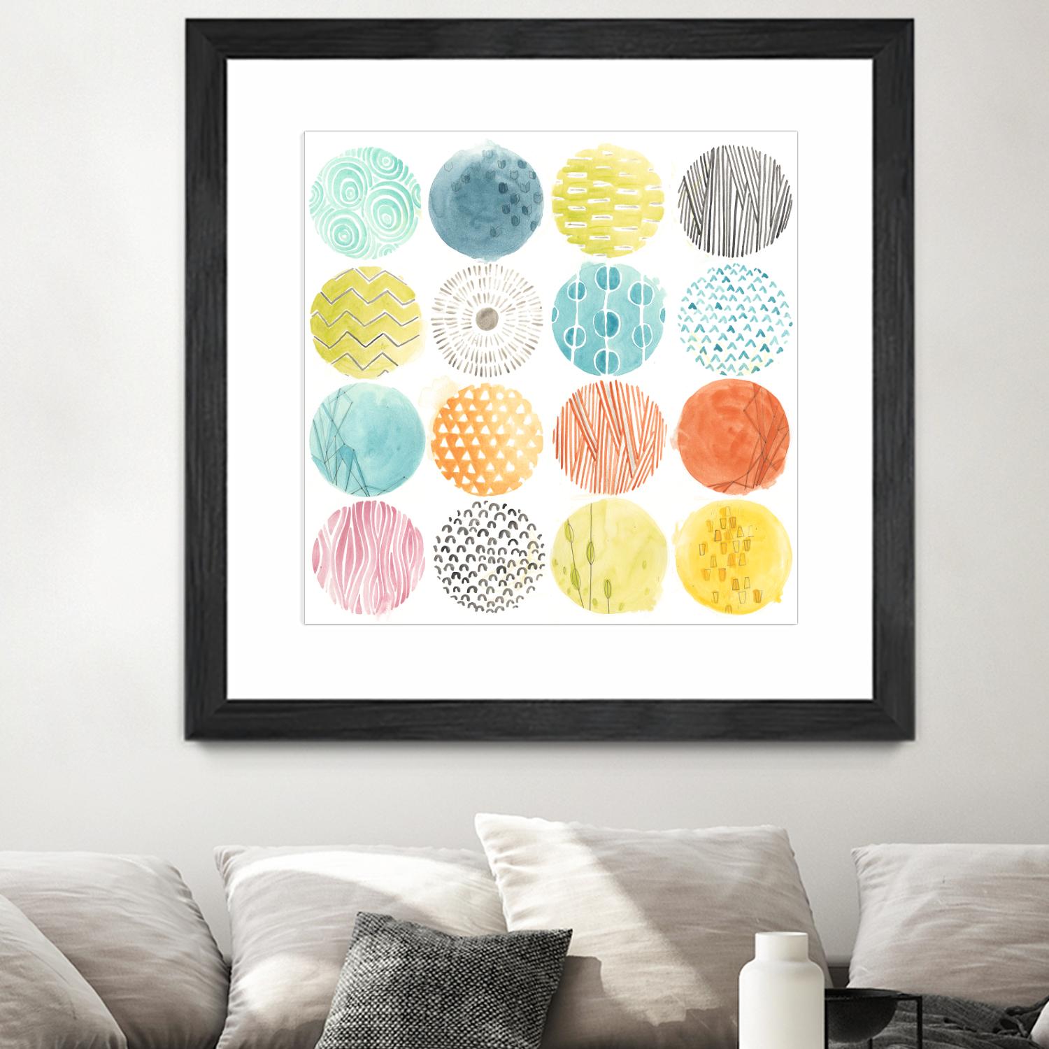 Pattern Pop I by June Erica Vess on GIANT ART - abstract