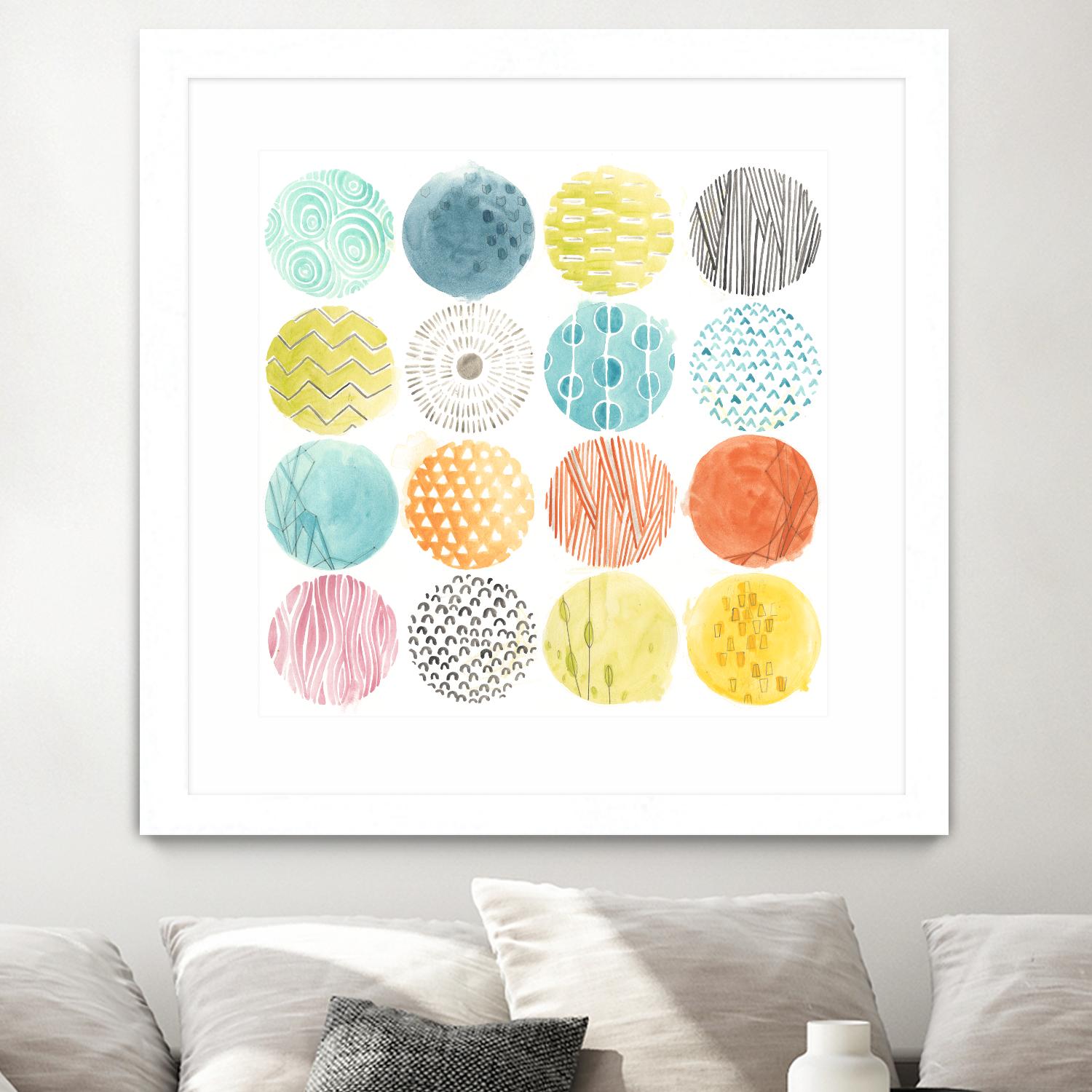 Pattern Pop I by June Erica Vess on GIANT ART - abstract