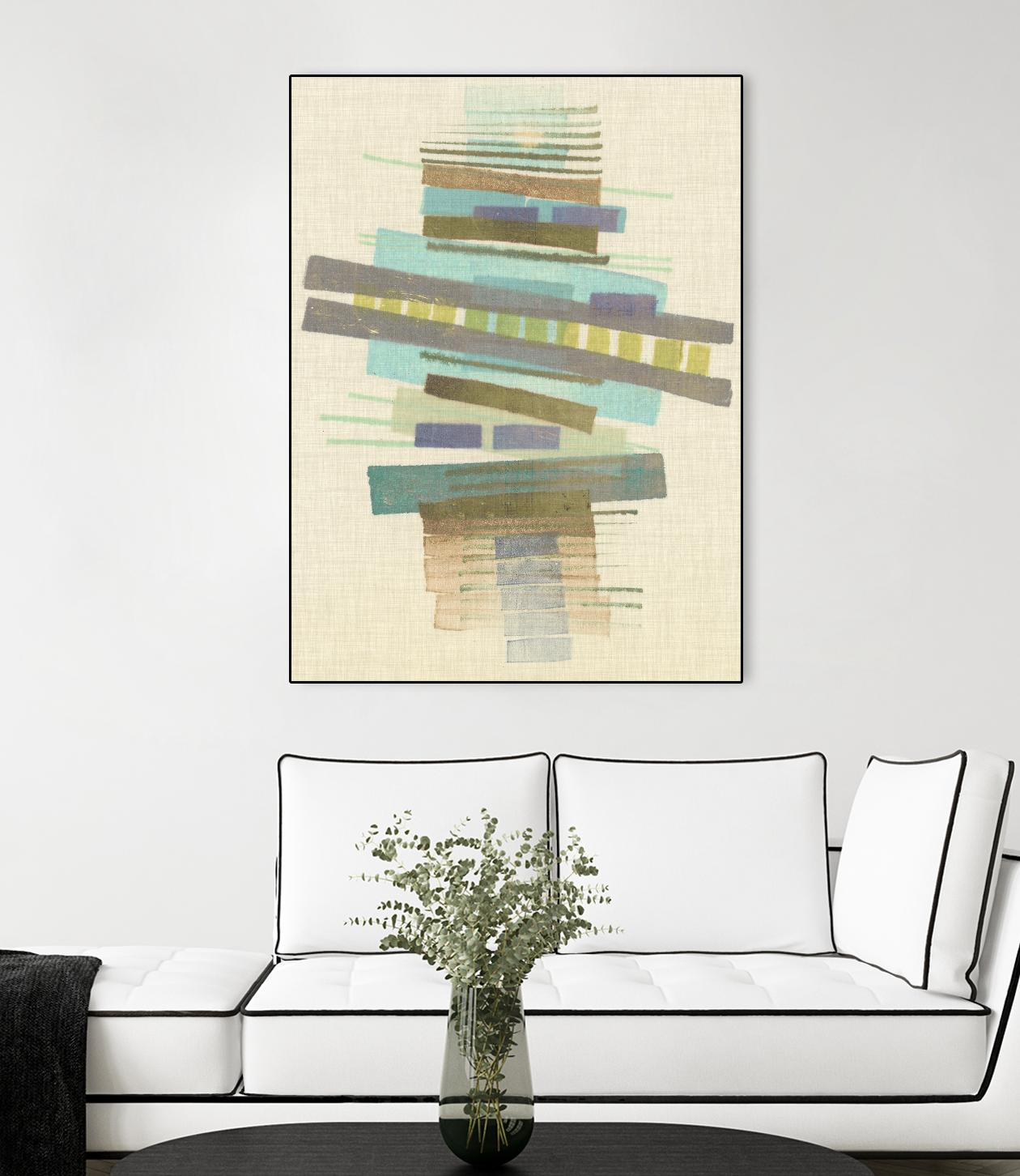 Balancing I by Nikki Galapon on GIANT ART - blue abstract