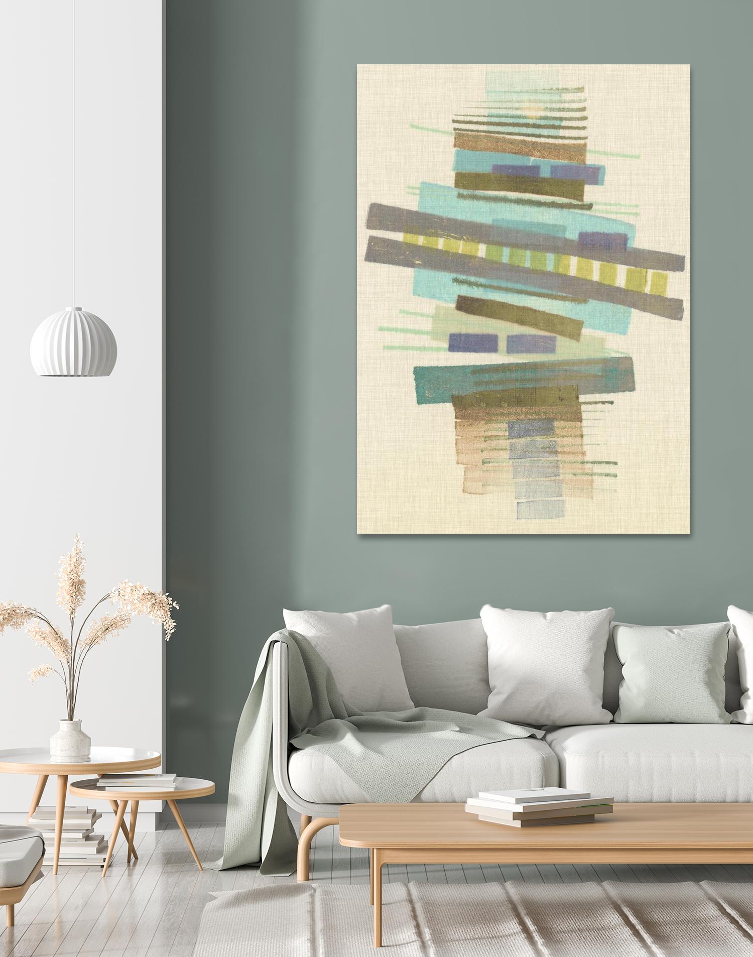 Balancing I by Nikki Galapon on GIANT ART - blue abstract