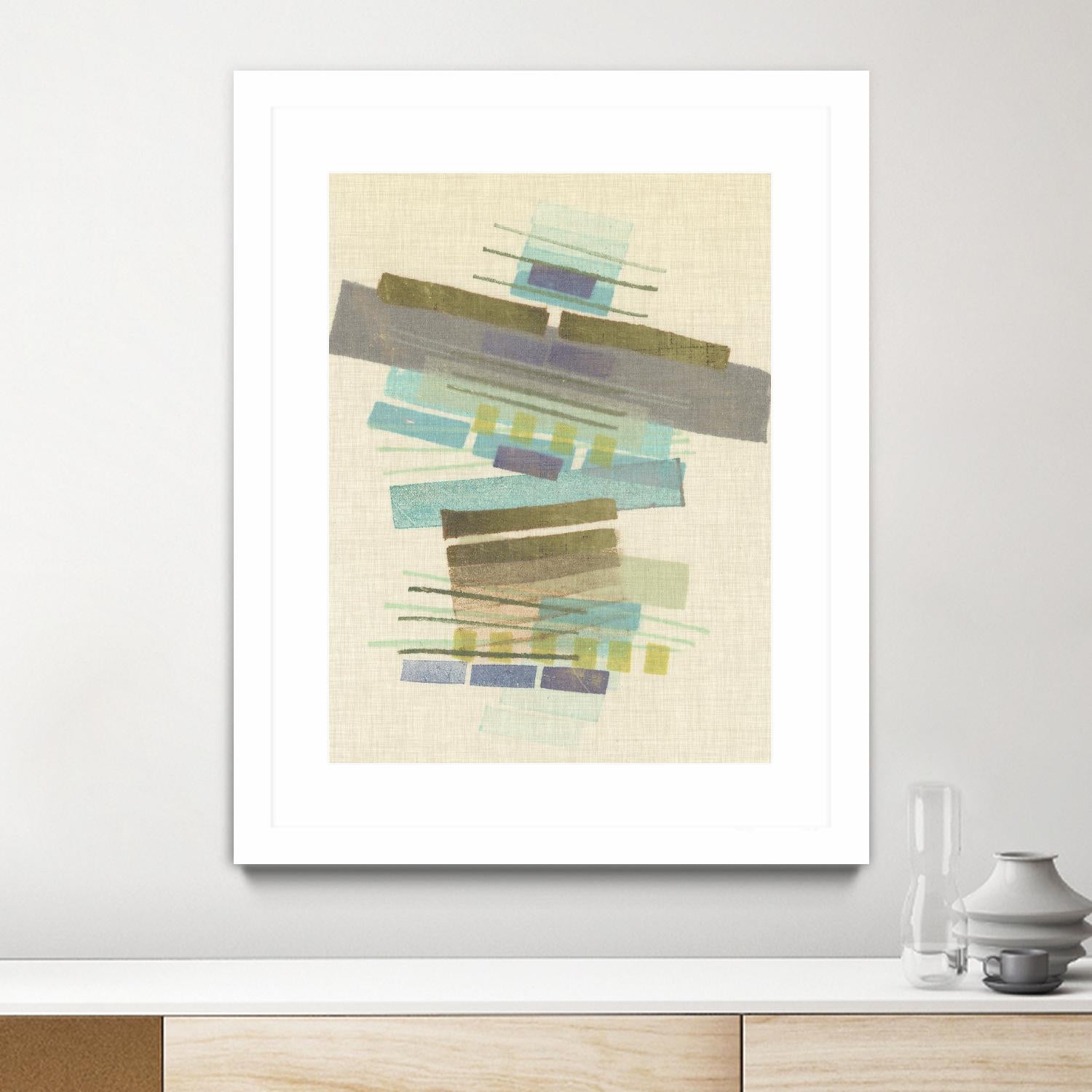 Balancing II by Nikki Galapon on GIANT ART - blue abstract