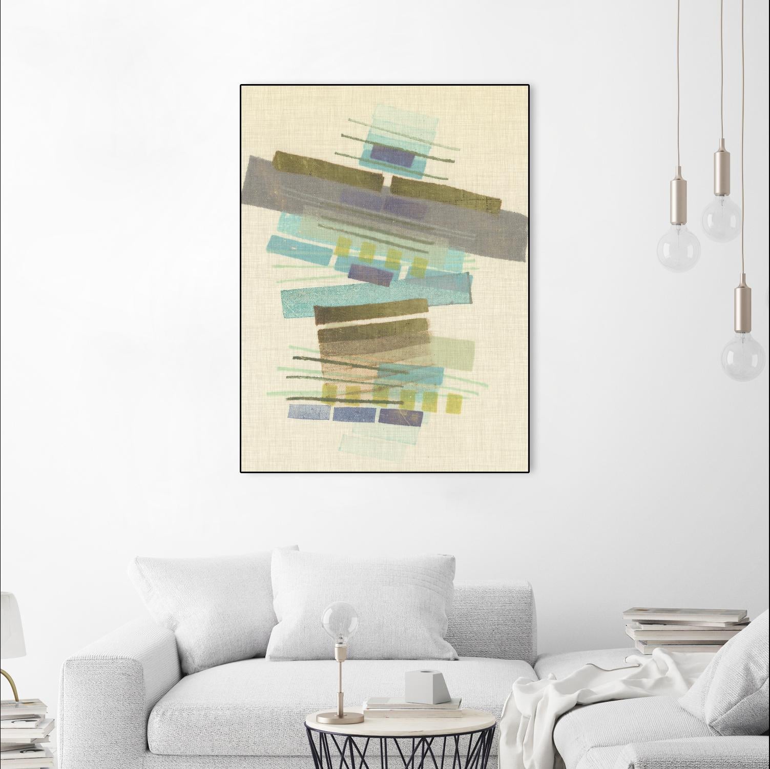 Balancing II by Nikki Galapon on GIANT ART - blue abstract