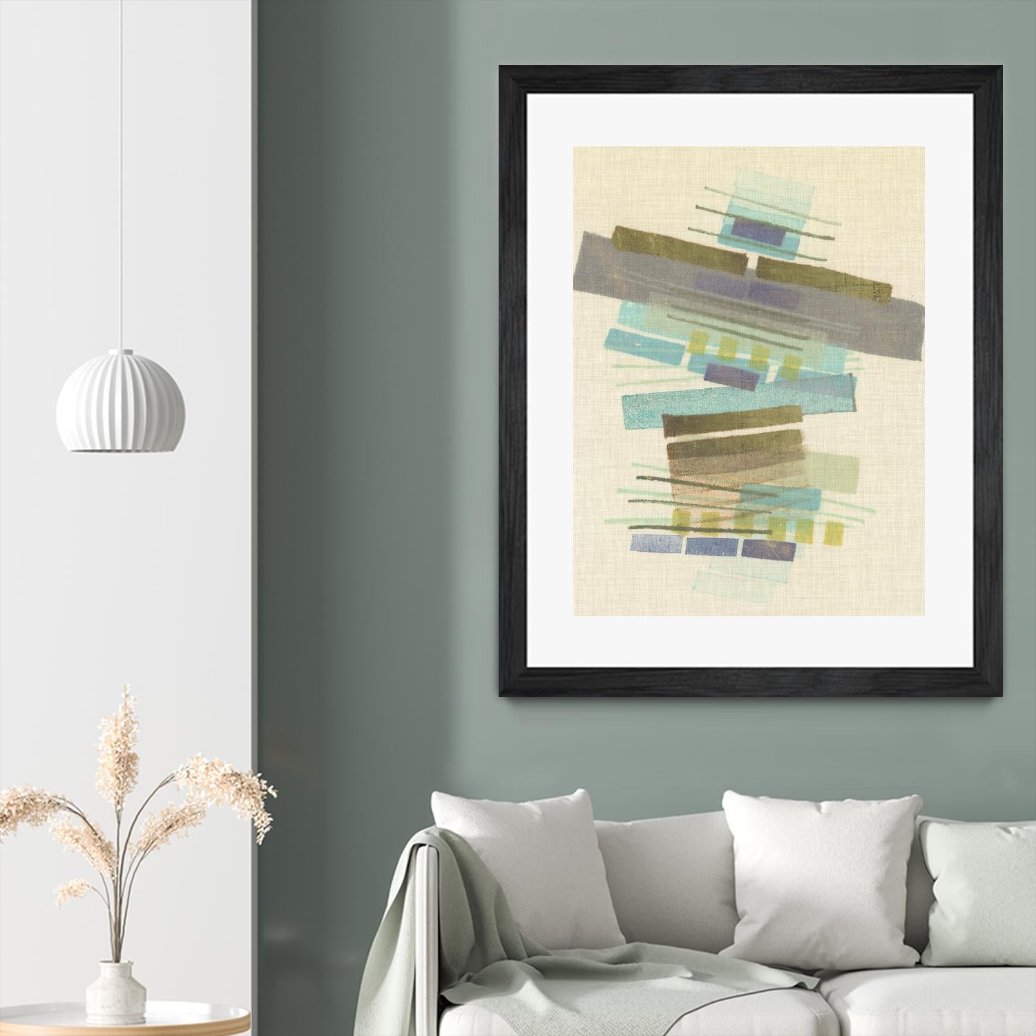 Balancing II by Nikki Galapon on GIANT ART - blue abstract