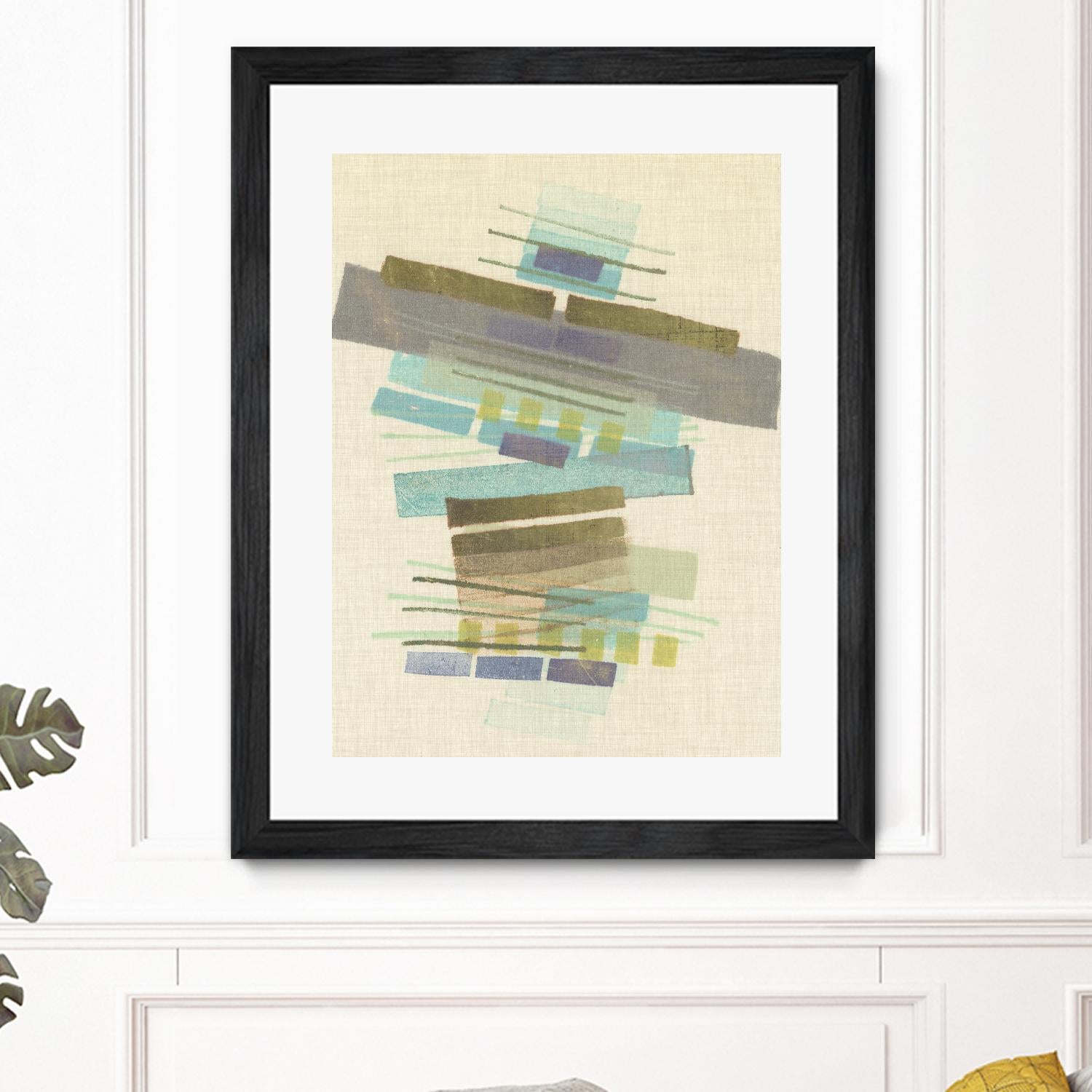 Balancing II by Nikki Galapon on GIANT ART - blue abstract