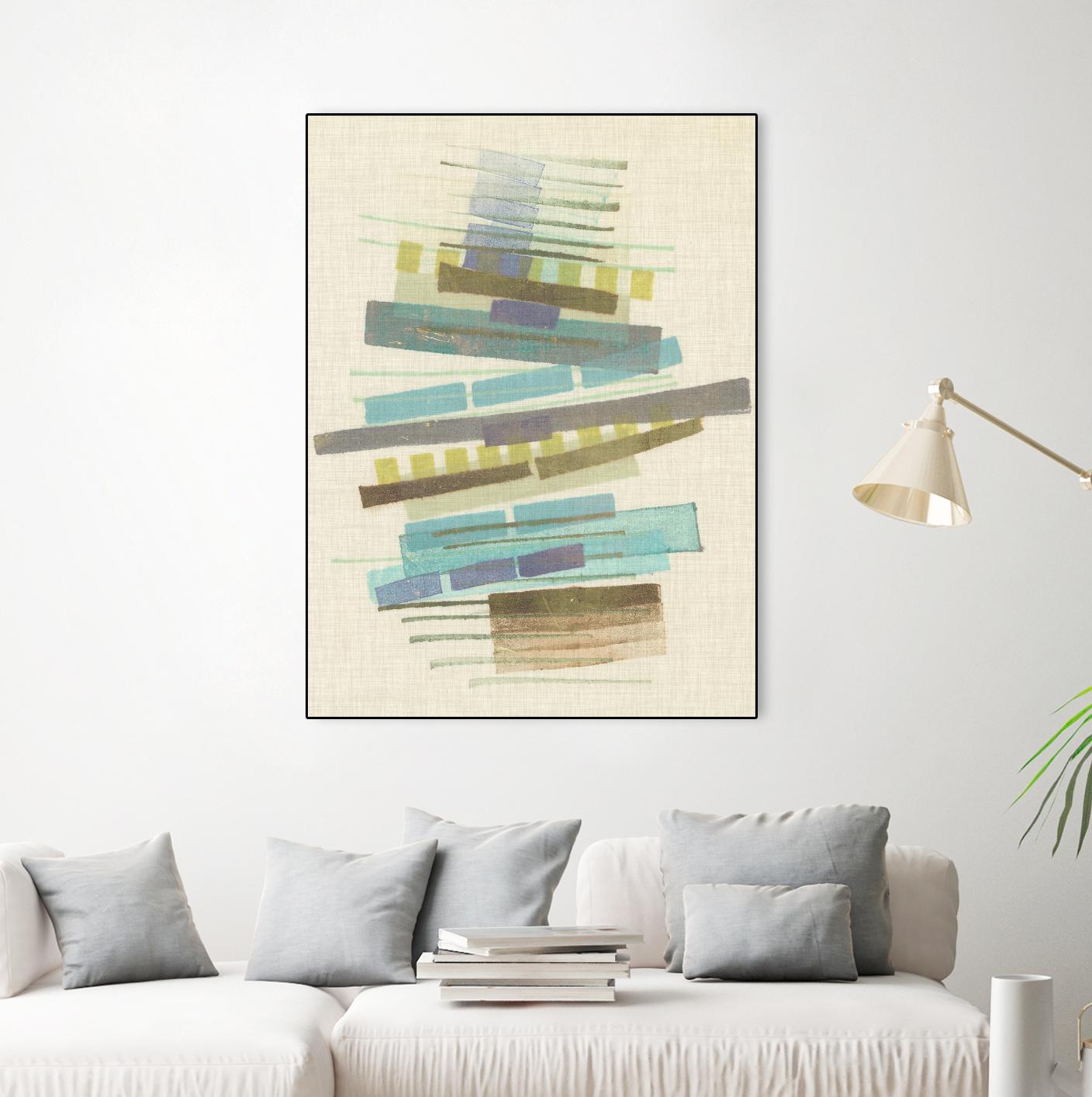 Balancing III by Nikki Galapon on GIANT ART - blue abstract