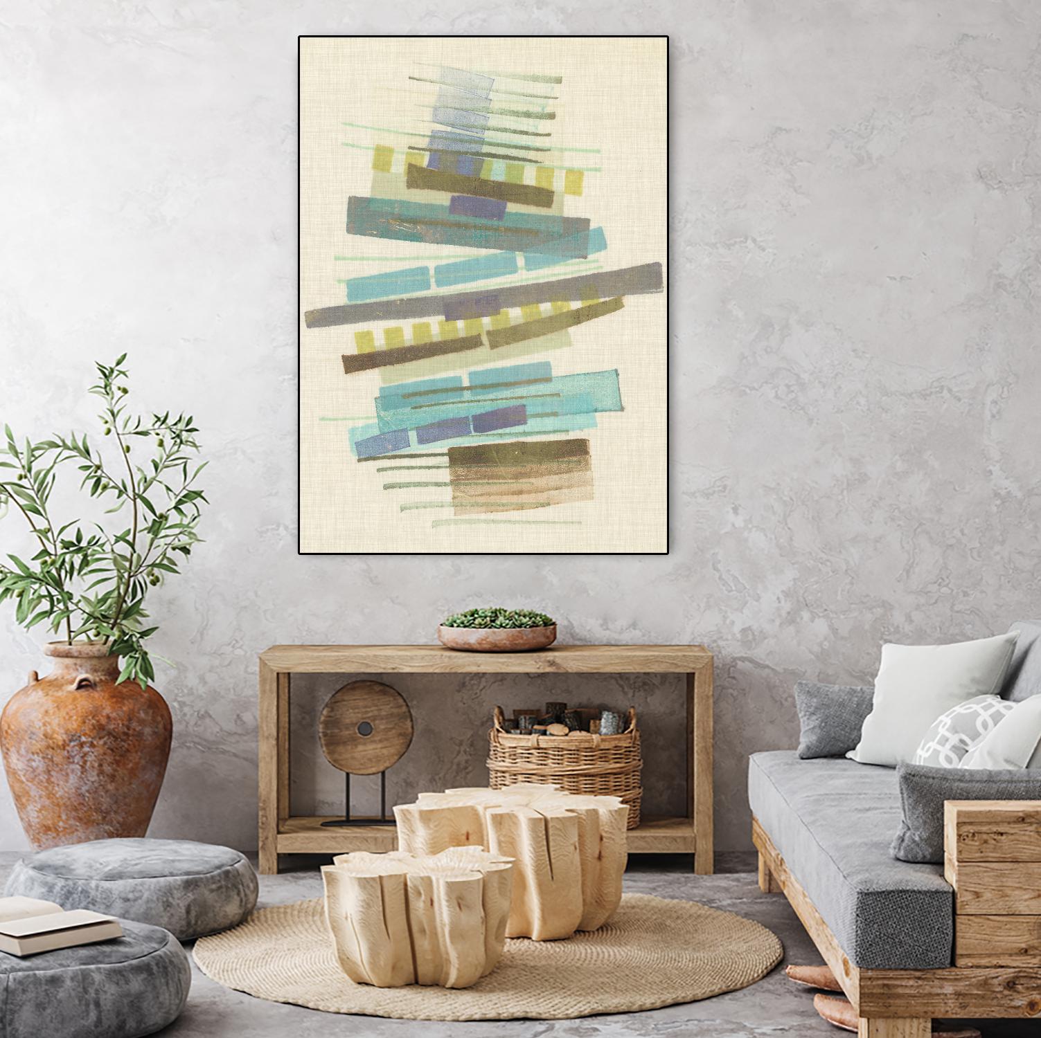 Balancing III by Nikki Galapon on GIANT ART - blue abstract