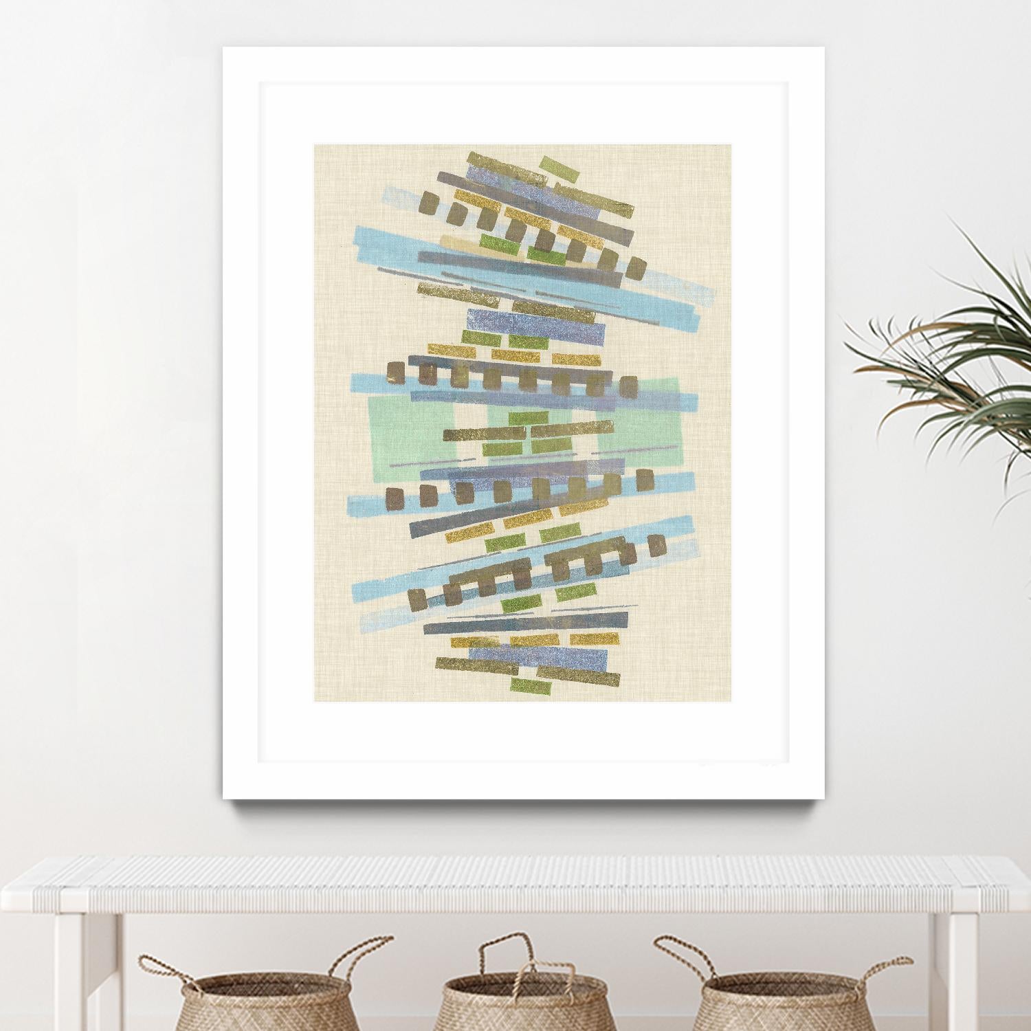 Balancing IV by Nikki Galapon on GIANT ART - blue abstract