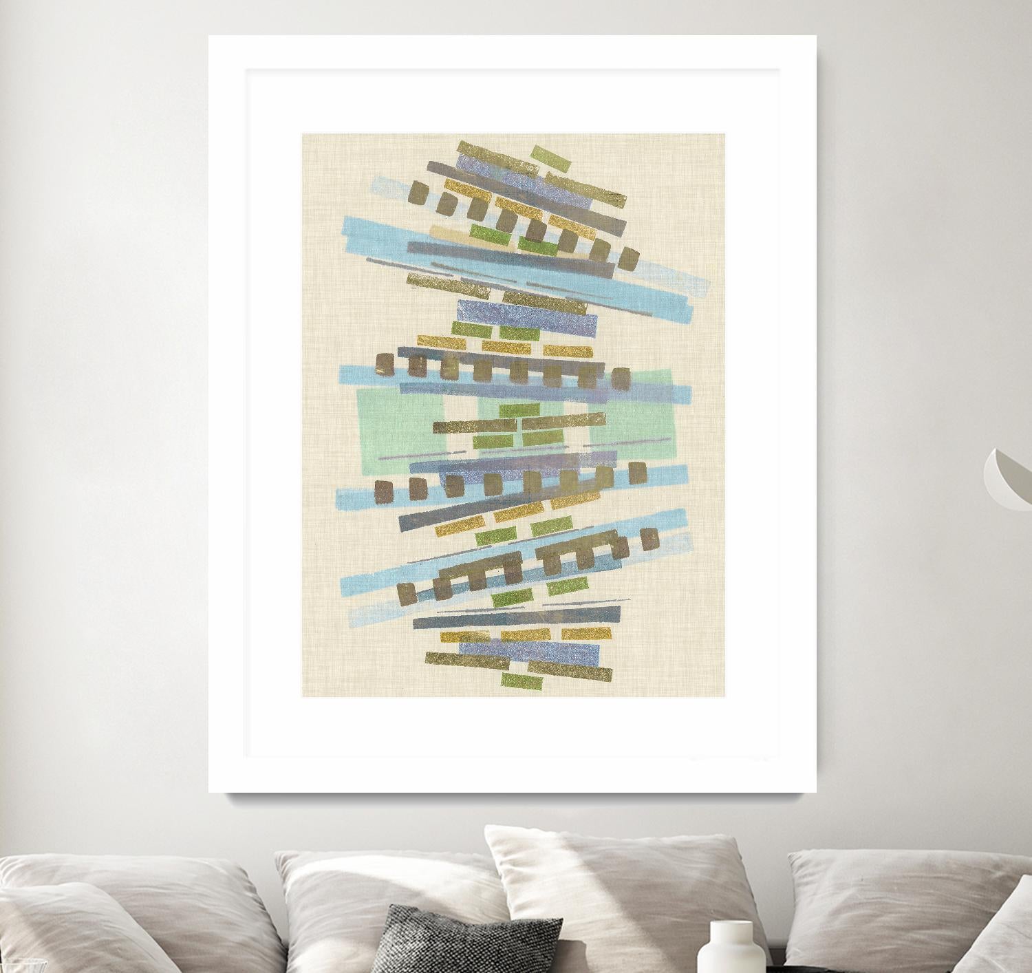 Balancing IV by Nikki Galapon on GIANT ART - blue abstract