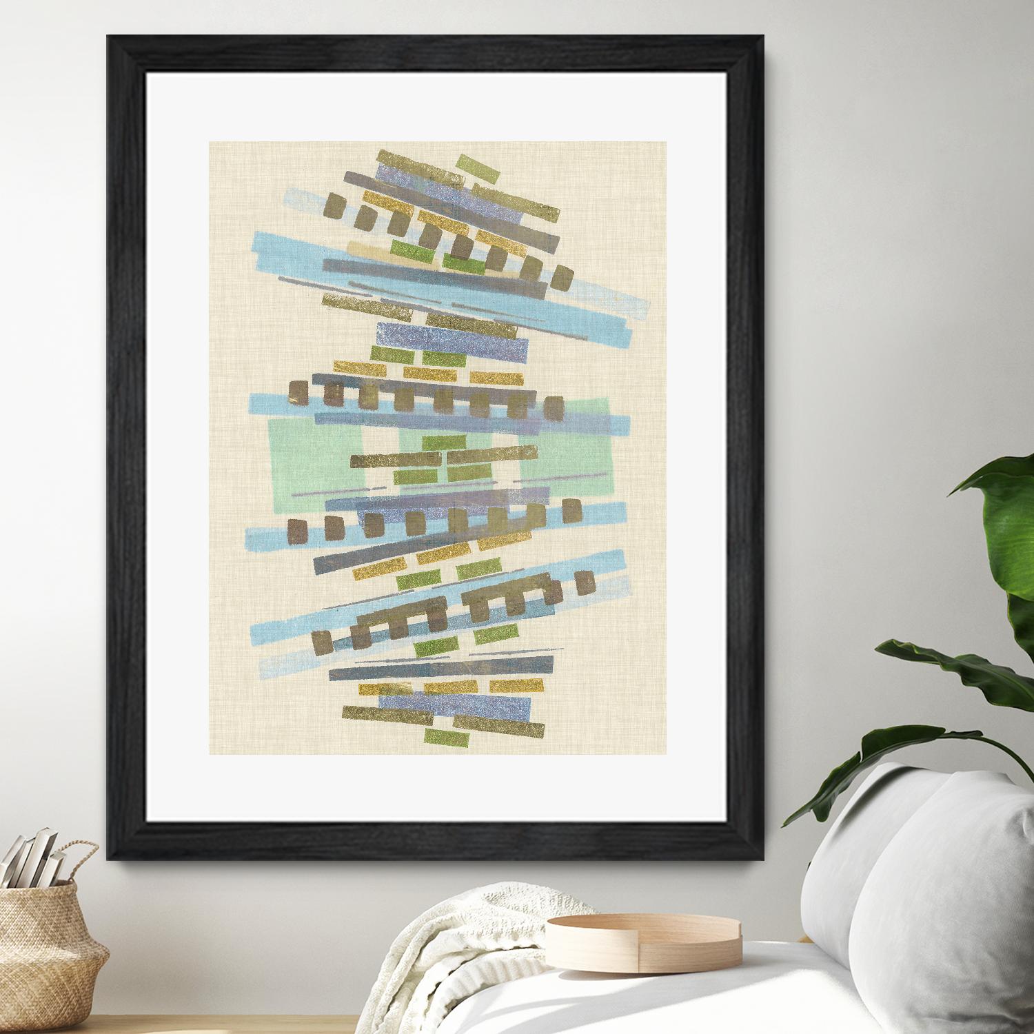 Balancing IV by Nikki Galapon on GIANT ART - blue abstract