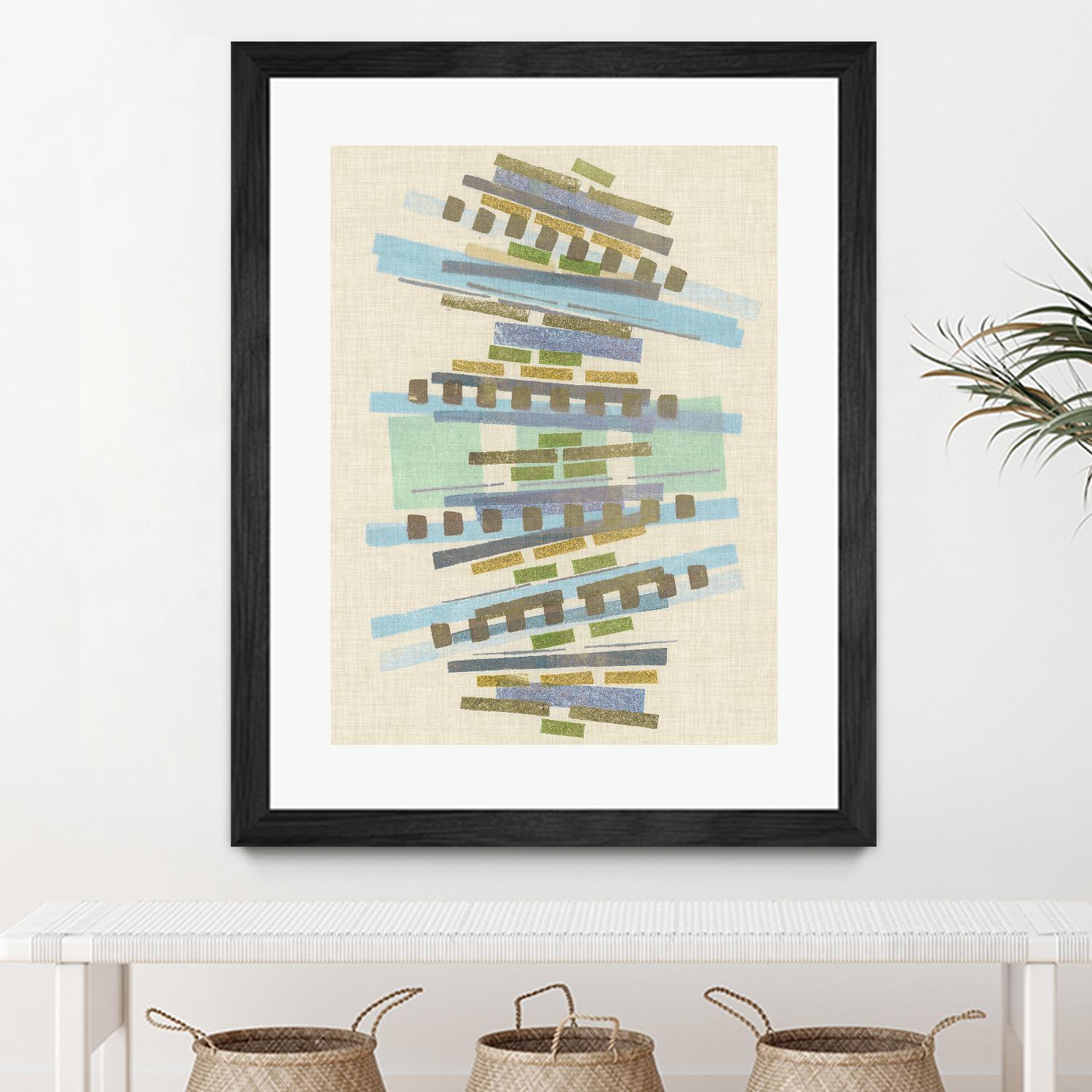 Balancing IV by Nikki Galapon on GIANT ART - blue abstract